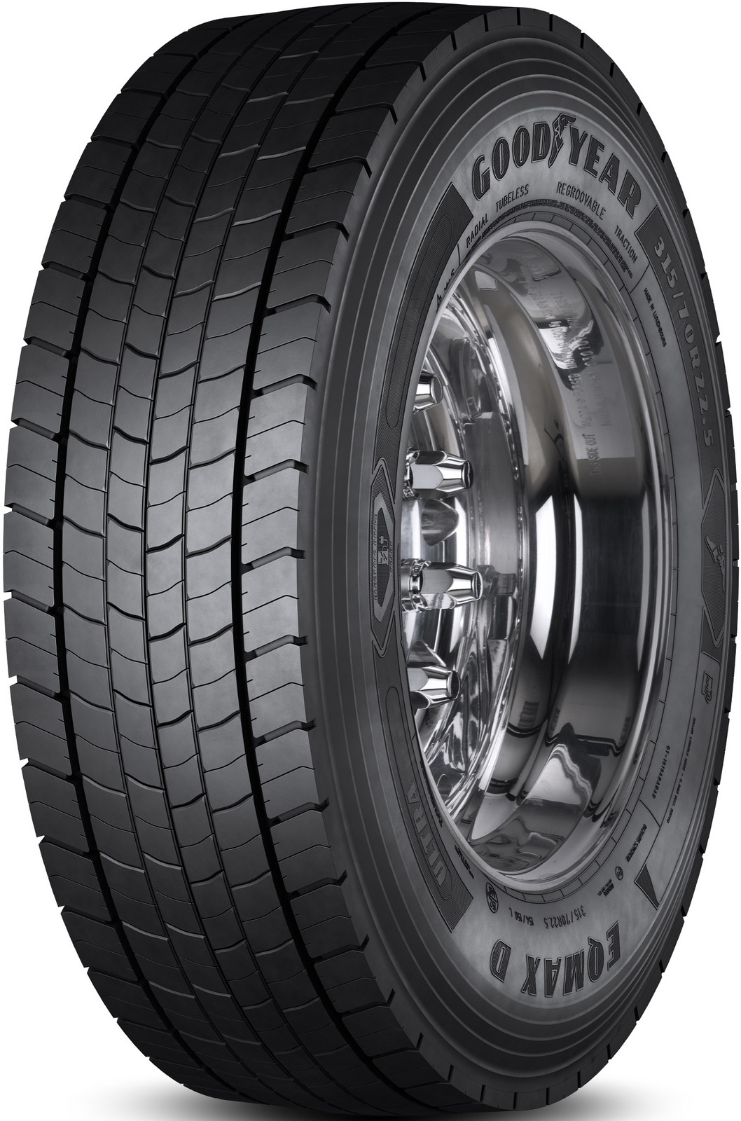 GOODYEAR 315/70 R 22.5 154L/152M EQMAXDULT TL M+S 3PMSF