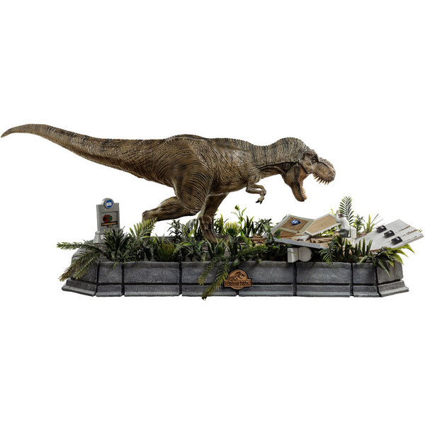 Soška Iron Studios Demi Scale 1/20 Jurassic Park - Rex and Donald Gennaro