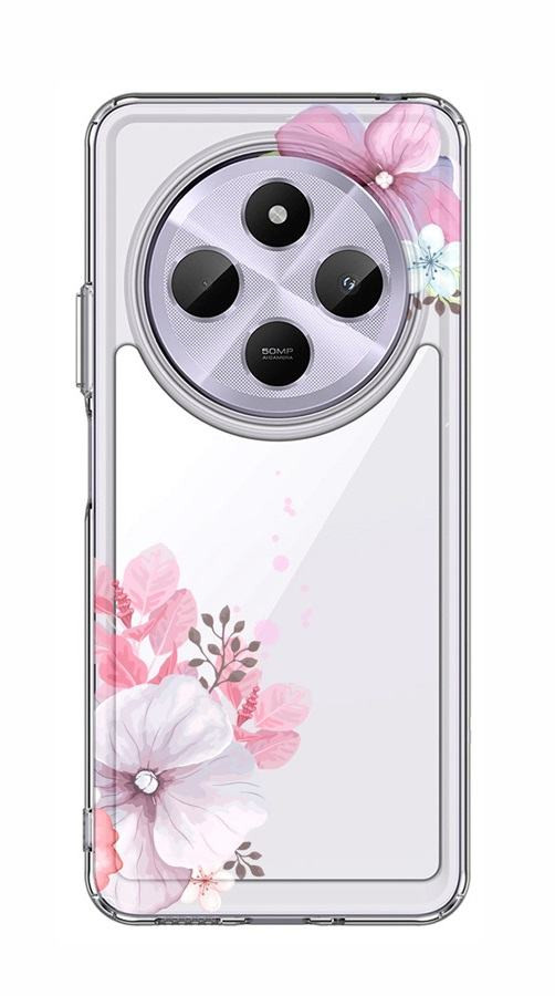 Kryt TopQ Image Xiaomi Redmi 14C pevný Violet Blossom 132148