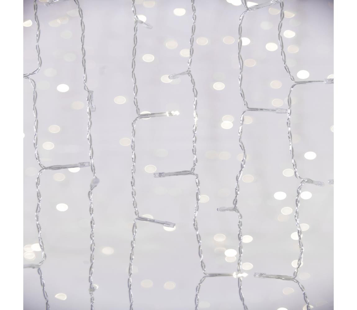 Eurolamp LED Venkovní vánoční závěs CURTAIN 480xLED/8,4W/230V 3x3 m IP44 studená bílá
