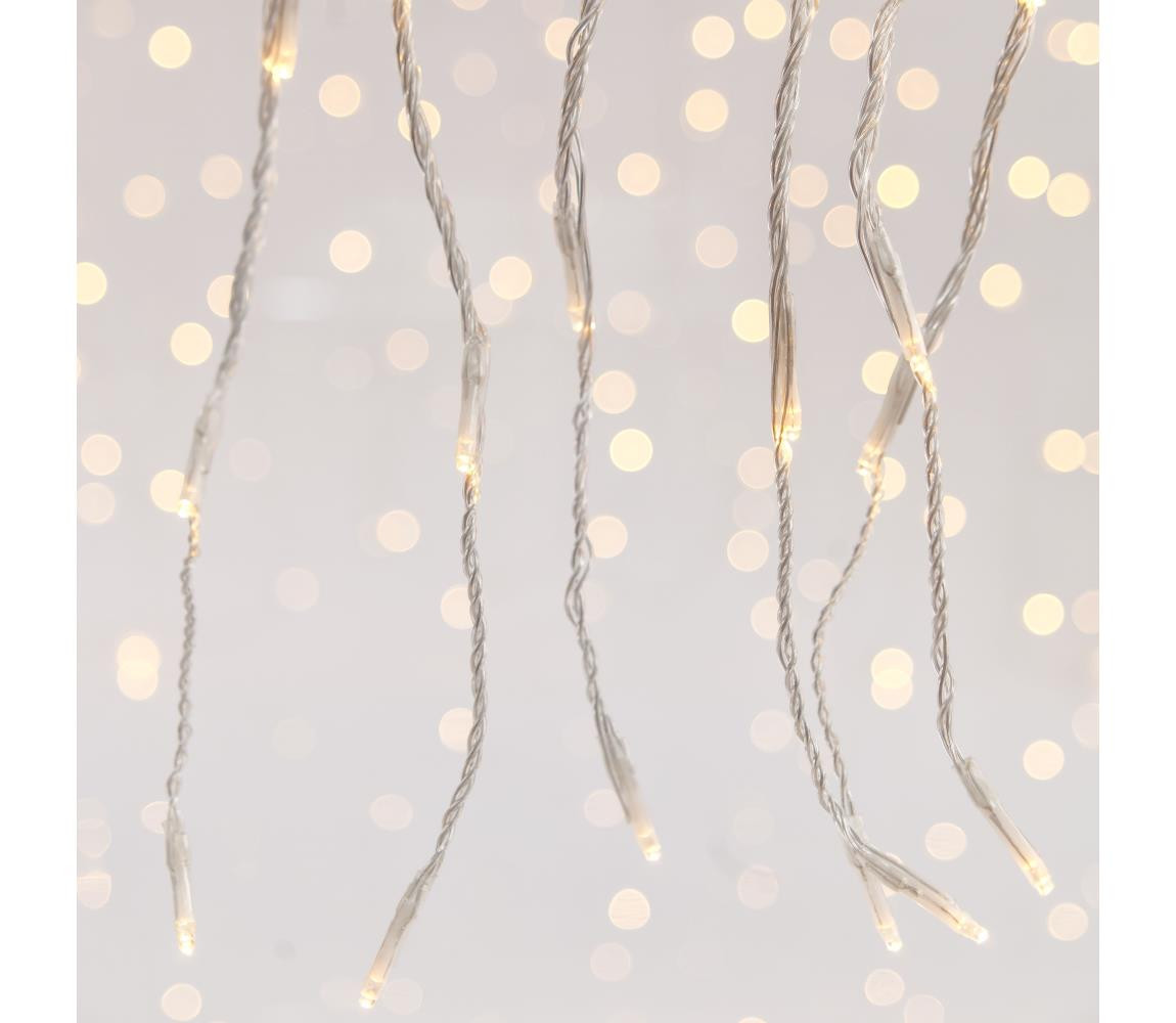 Eurolamp LED Venkovní vánoční závěs CURTAIN 360xLED/3,6W/230V 2x2 m IP44 teplá bílá