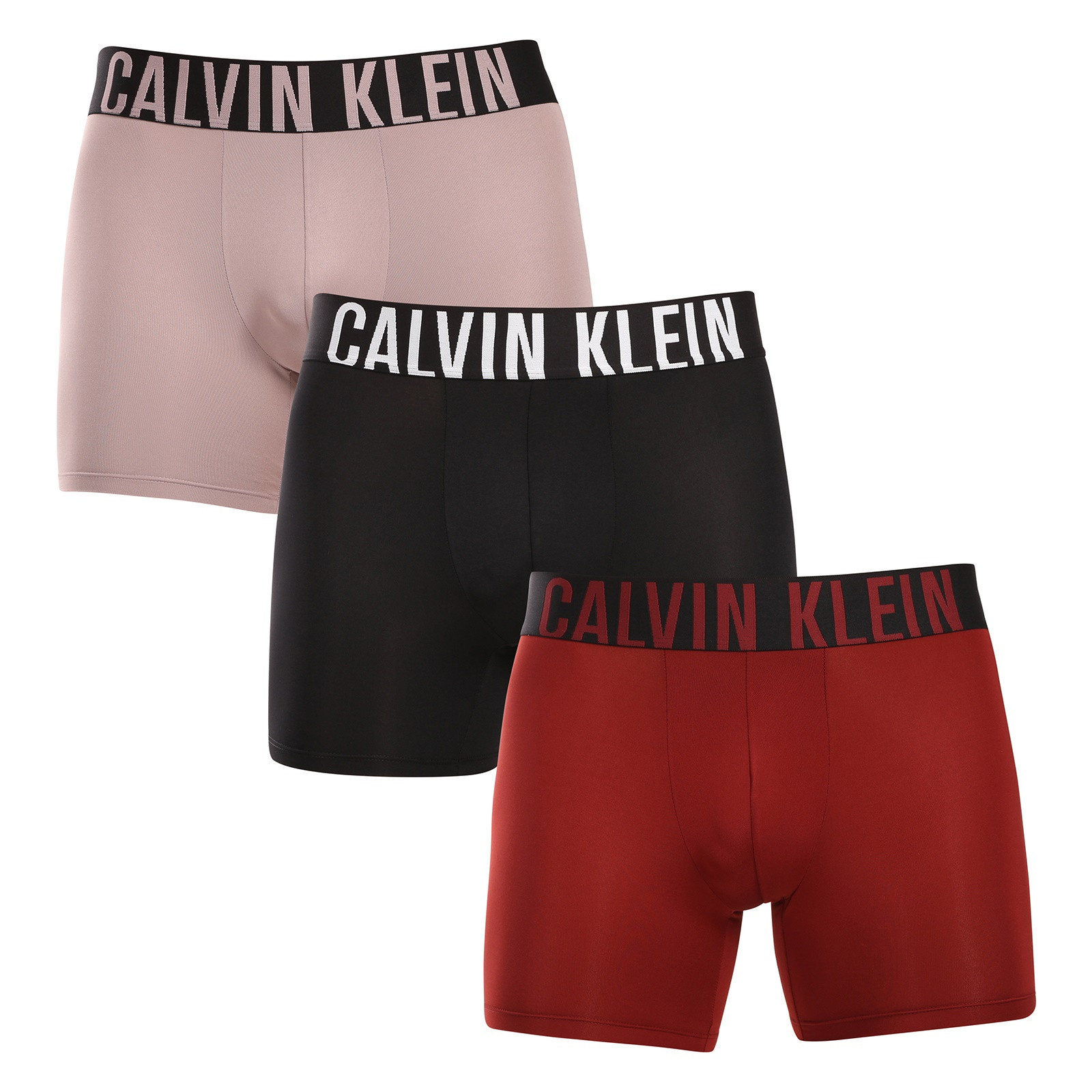 3PACK pánské boxerky Calvin Klein vícebarevné (NB3612A-Q1Q) M, trenky / trenýrky