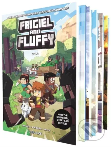 The Minecraft-Inspired Misadventures of Frigiel & Fluffy Vol 1-5 Box Set - Frigiel, Jean-Christophe Derrien, Minte (ilustrátor)