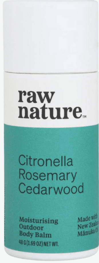 Raw Nature Moisturising Outdoor Body Balm, Repelent proti hmyzu, 48 g