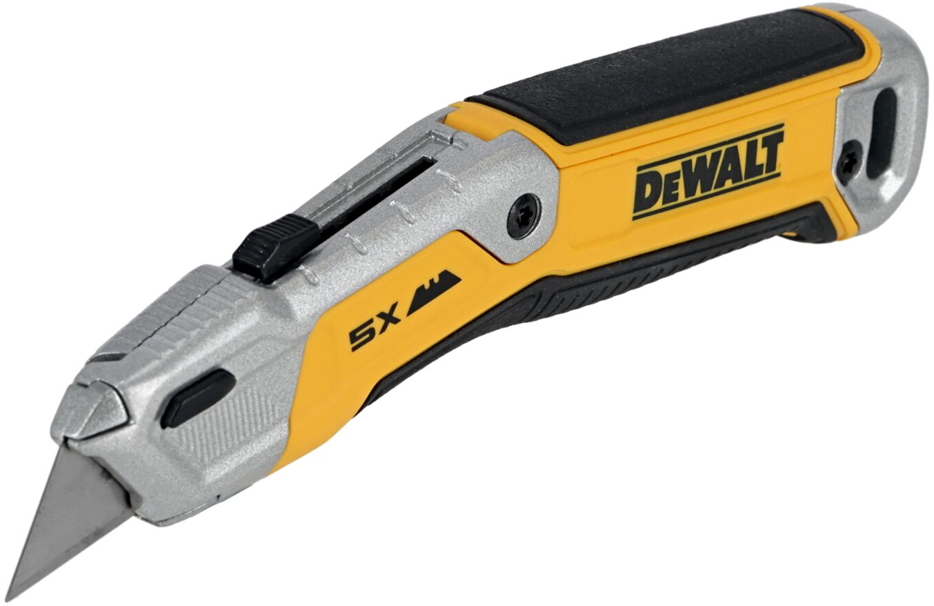 DeWALT DWHT10998-0 vysunovací pracovní nůž s pevným ostřím a zásobníkem čepelí