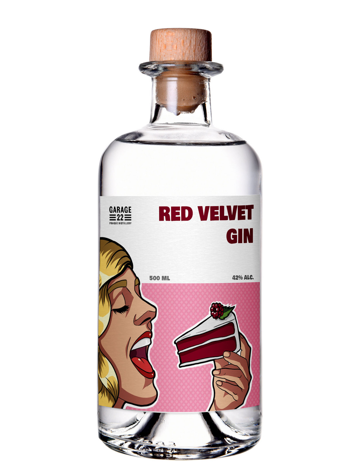 Garage 22 Garage RED VELVET GIN 42% 0,5l