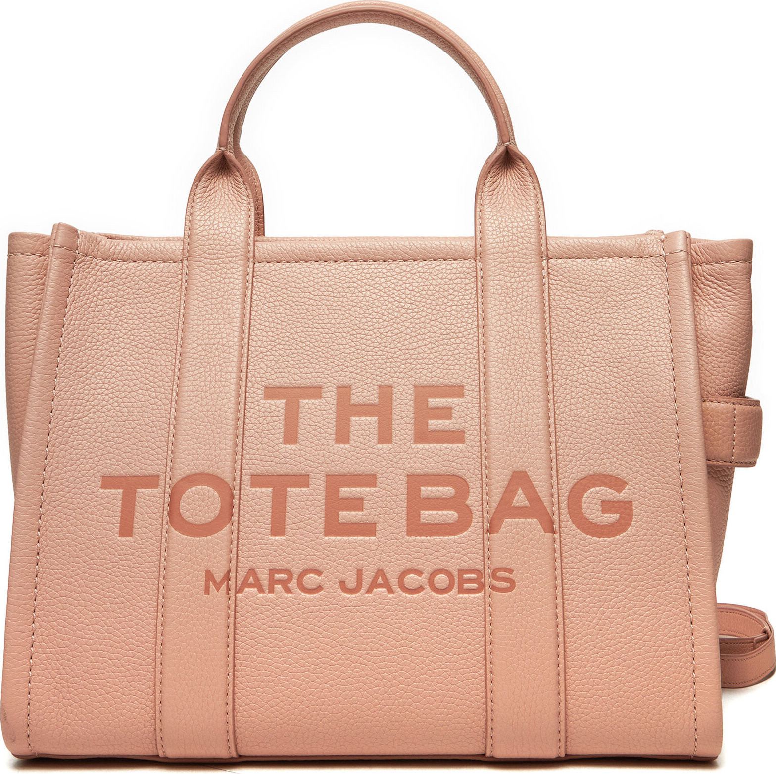 Kabelka Marc Jacobs The Leather Medium Tote Bag H004L01PF21 Růžová