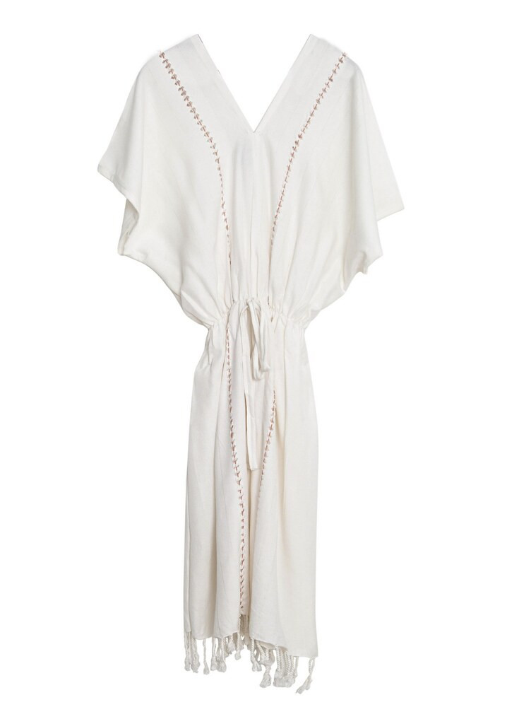 L'essentiel Maison Beach Dress Meltem Long - Brown Brown
White