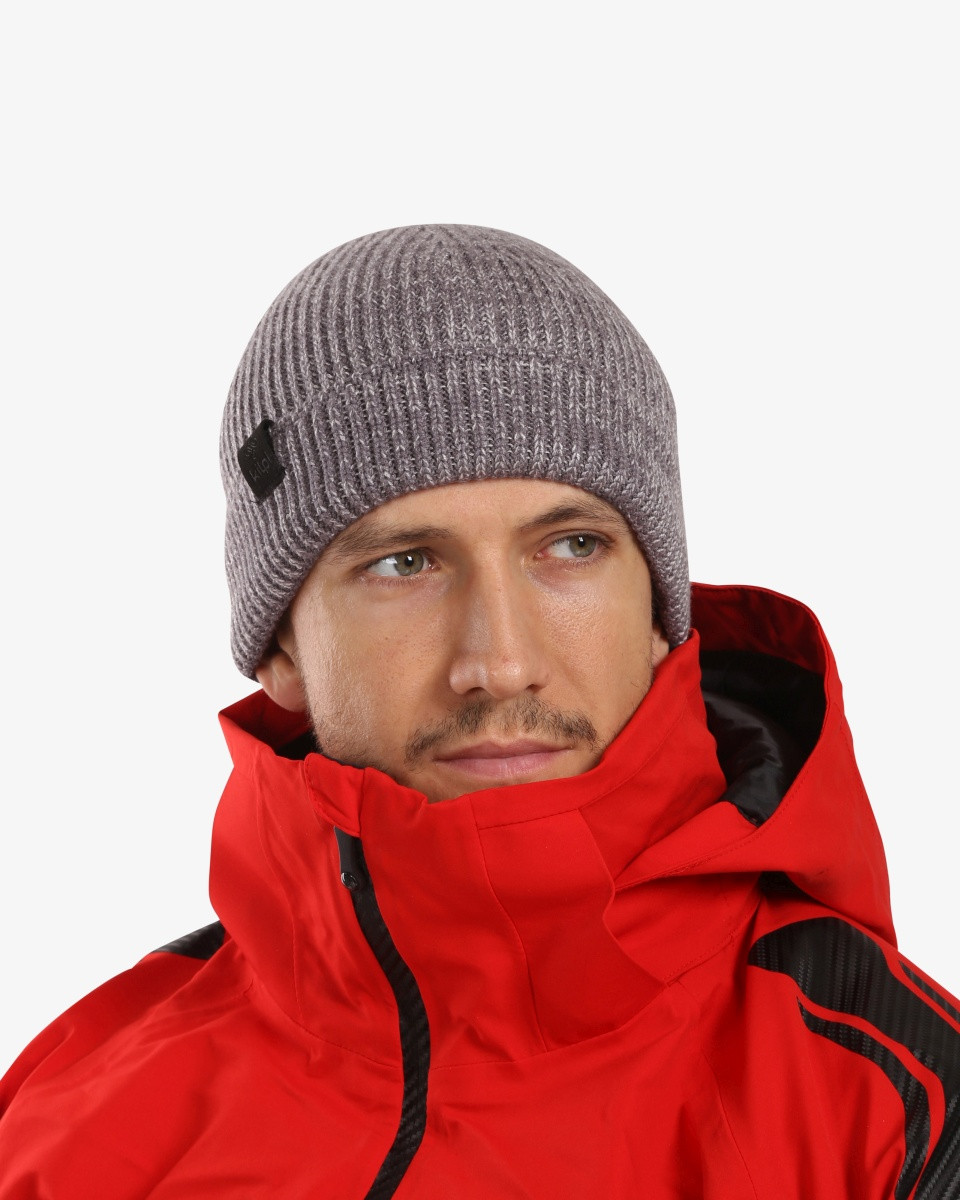 Pánská pletená čepice kilpi maneo-m šedá uni