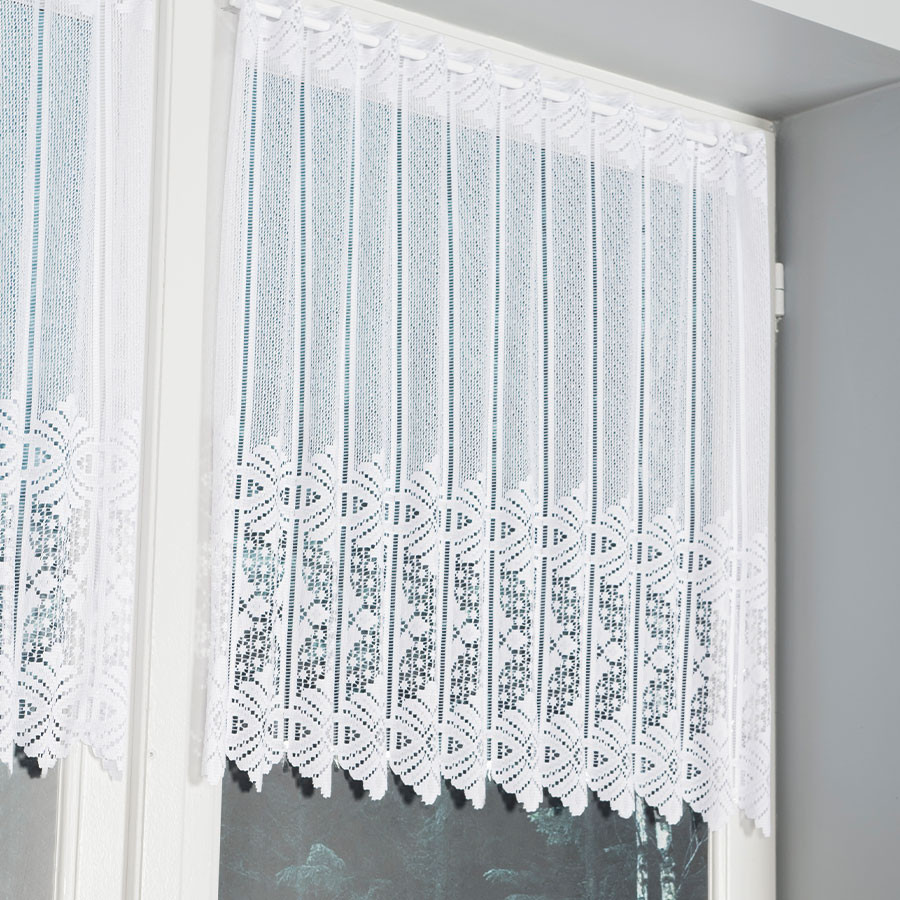 Dekorační metrážová vitrážová záclona PICTURA bílá výška 70 cm MyBestHome
