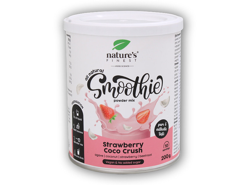 Nature's Finest Smoothie strawberry coco crush 200g