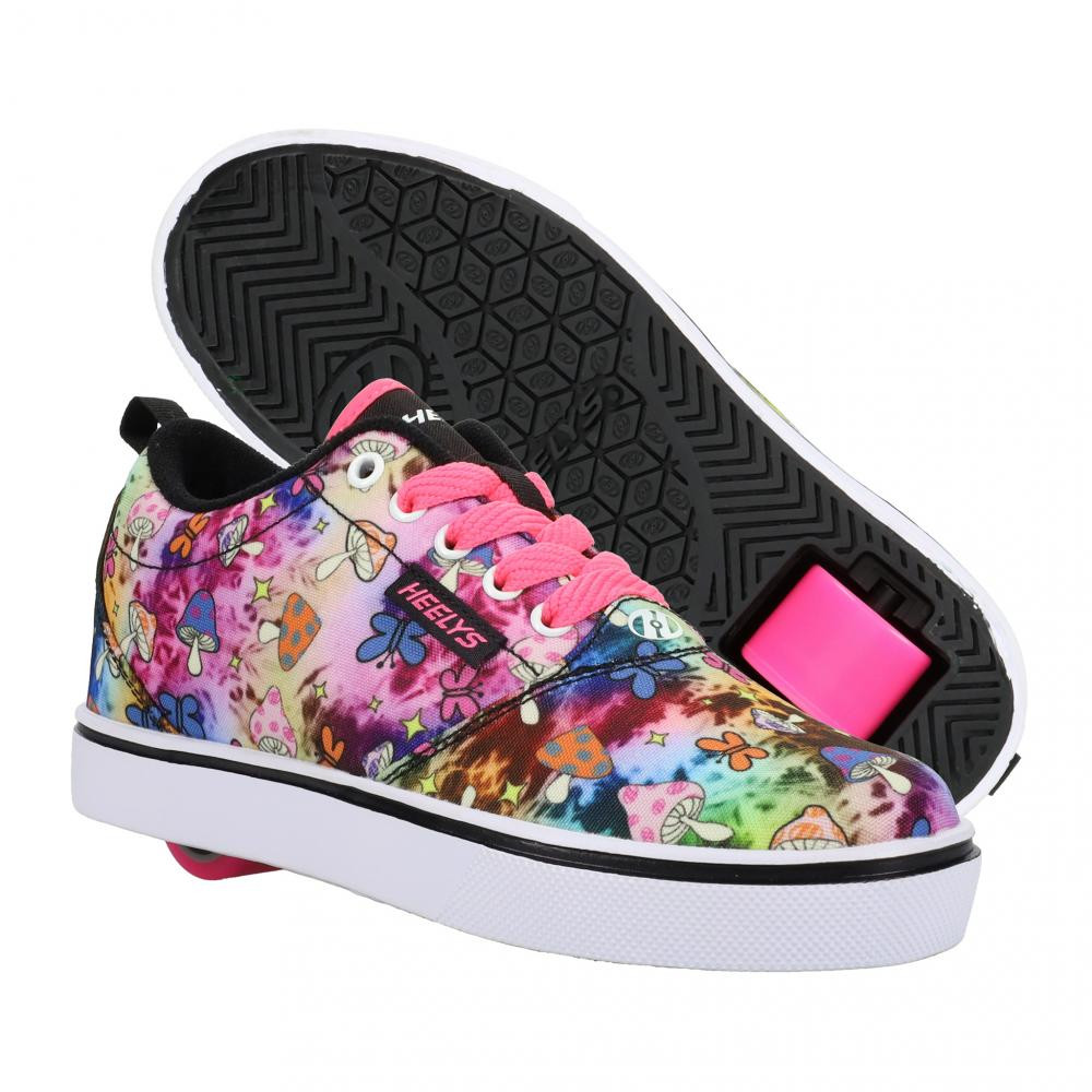 Heelys - Pro 20 Prints - Black/Pink/Yellow - koloboty Velikost boty: 31