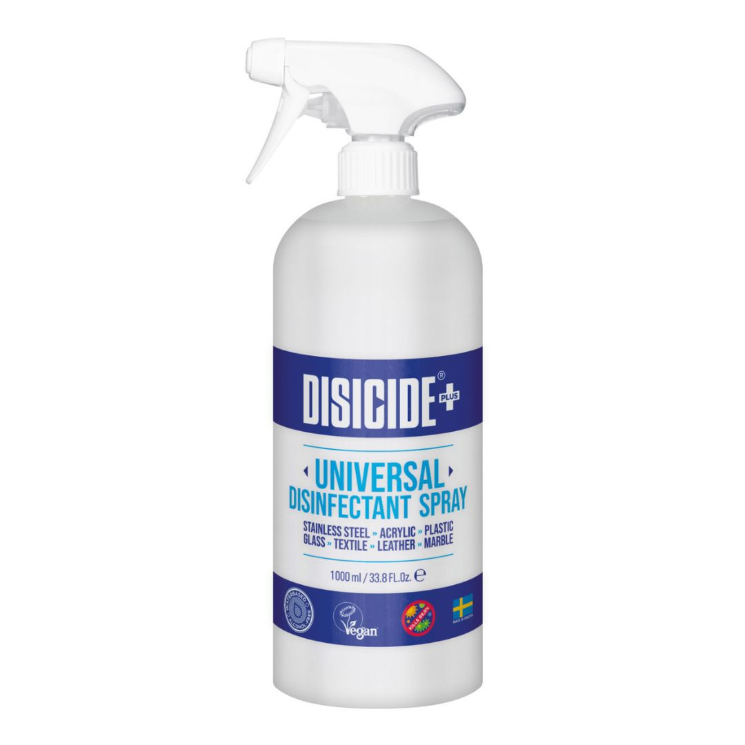 Disicide+ Universal Desinfectant Spray - univerzální dezinfekční sprej na povrchy 1000 ml se sprejovým aplikátorem