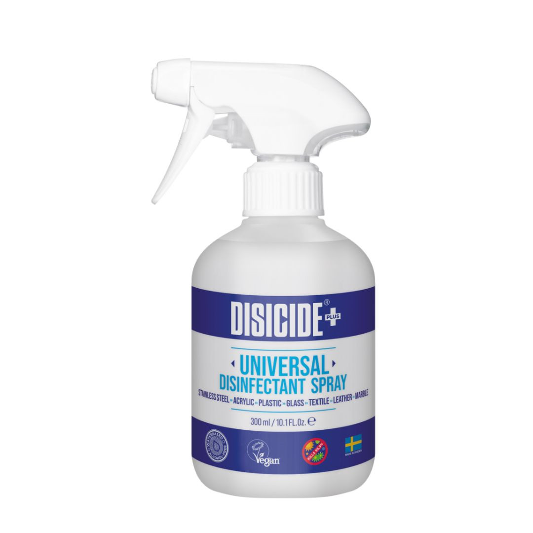 Disicide+ Universal Desinfectant Spray - univerzální dezinfekční sprej na povrchy 300 ml se sprejovým aplikátorem