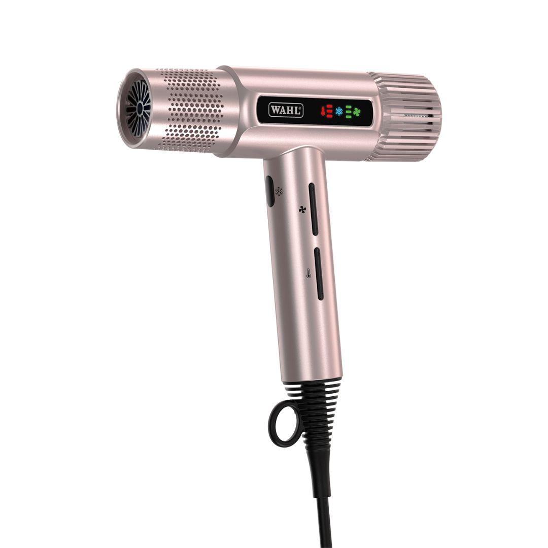 Wahl Vanquish ROSE GOLD Digital Motor Dryer (4321-0471) - prémiový profesionální růžovo-zlatý fén na vlasy s digitálním motorem, 1600 W