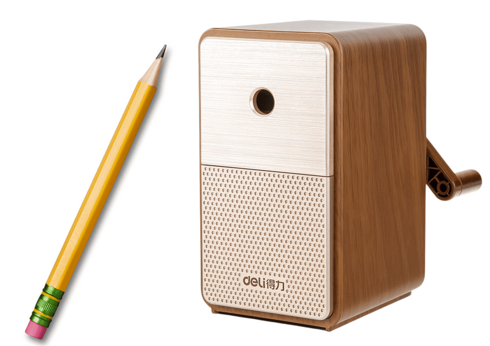 mamido Stolní ořezávátko se zásobníkem hnědé