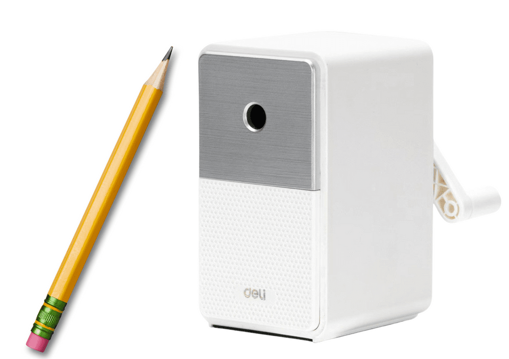 mamido Stolní ořezávátko se zásobníkem bílé