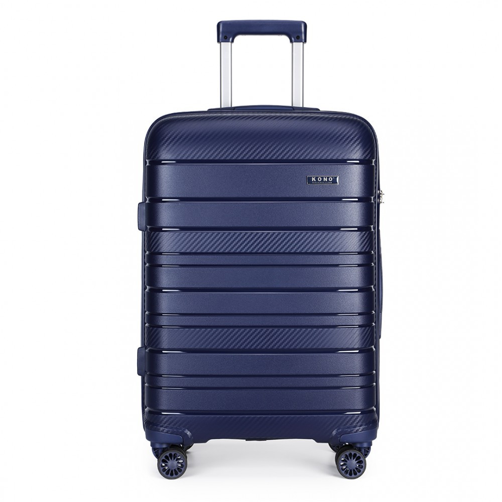 Cestovní kufr na kolečkách Kono Classic Collection - Navy - 70L