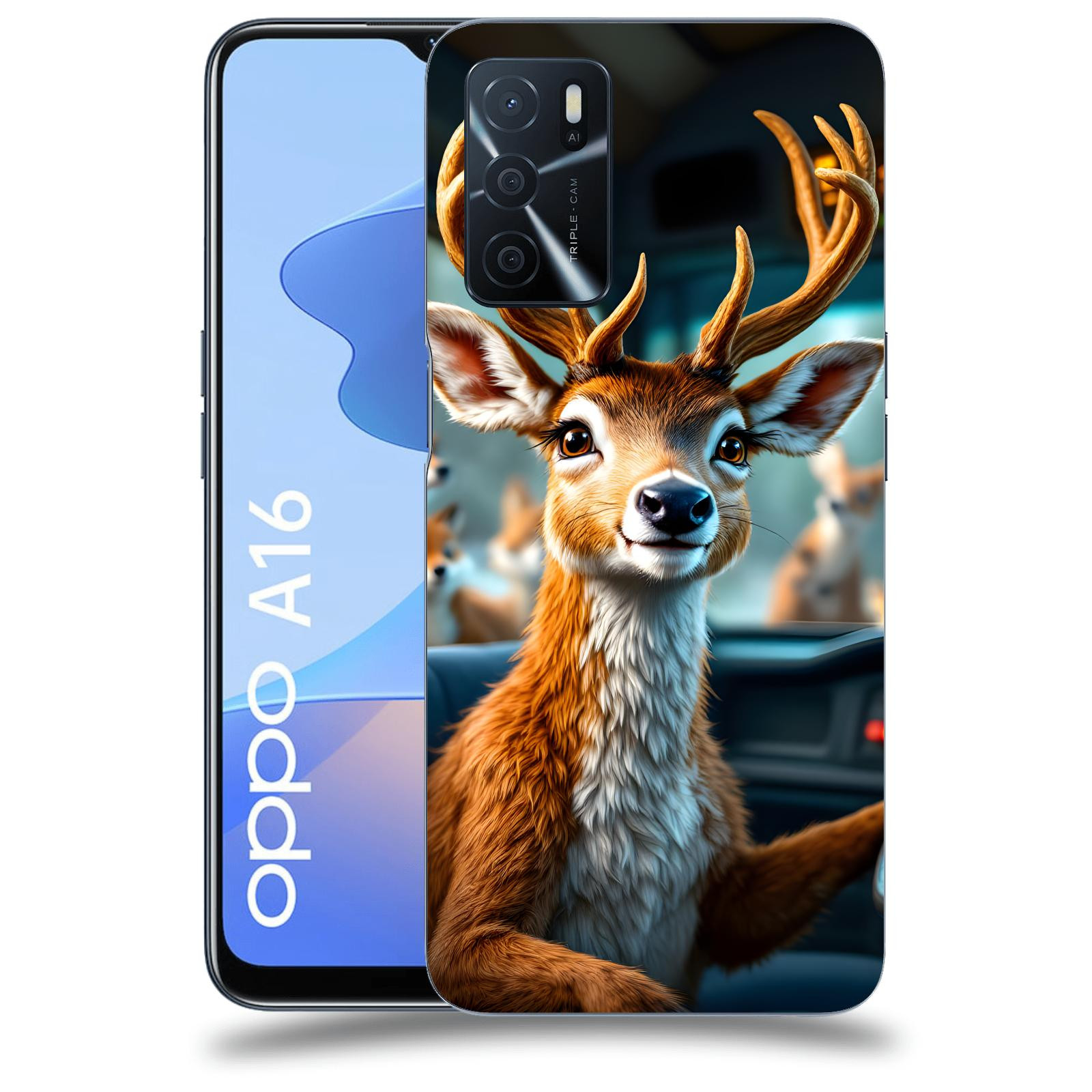 ACOVER Kryt na mobil OPPO A16 - Jelen