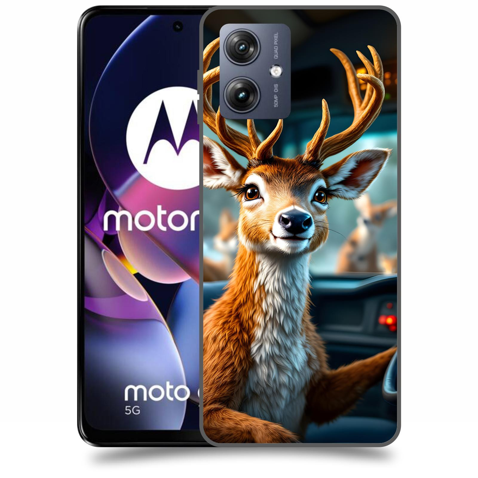 ACOVER Kryt na mobil Motorola Moto G54 5G - Jelen