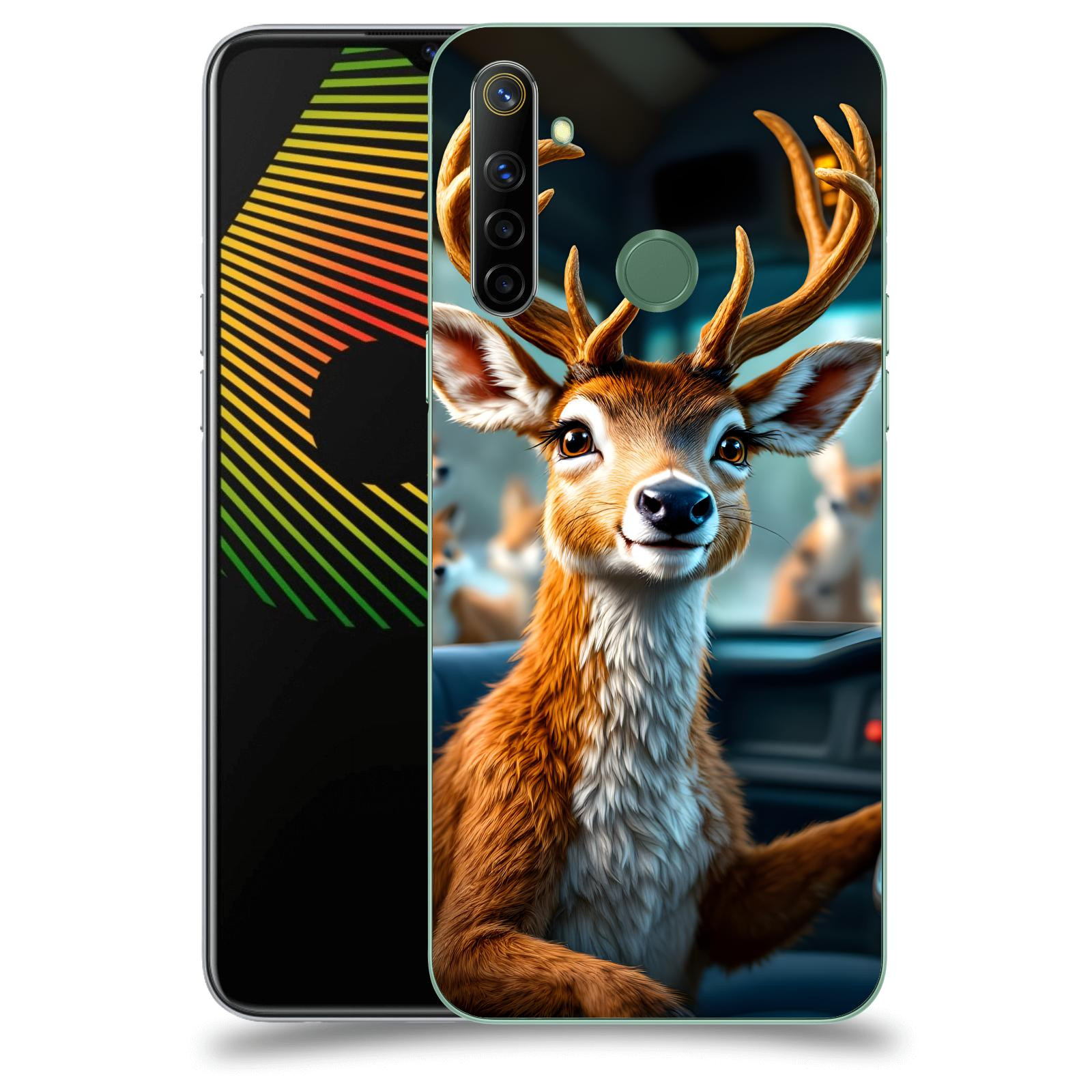 ACOVER Kryt na mobil Realme 6i - Jelen