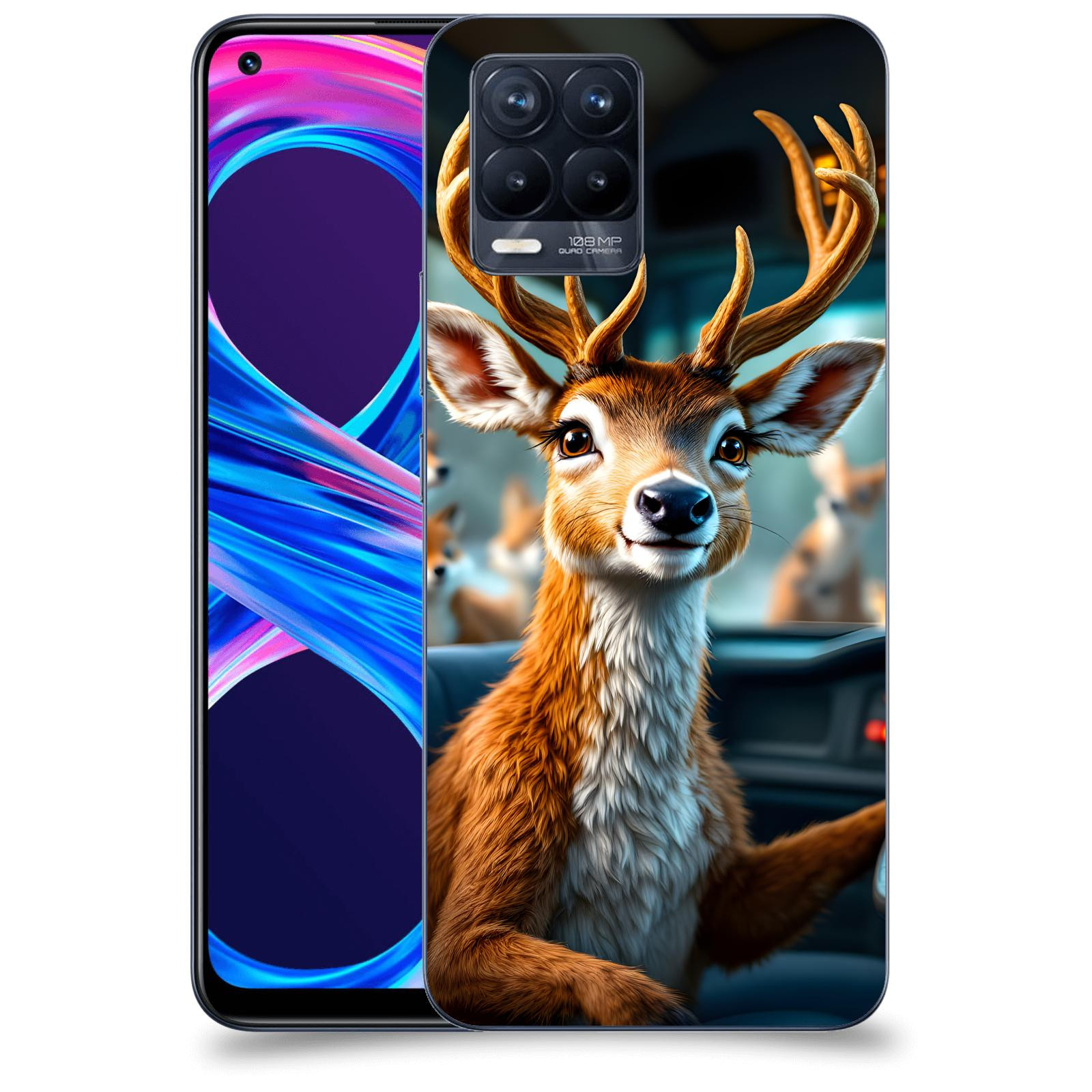 ACOVER Kryt na mobil Realme 8 Pro - Jelen