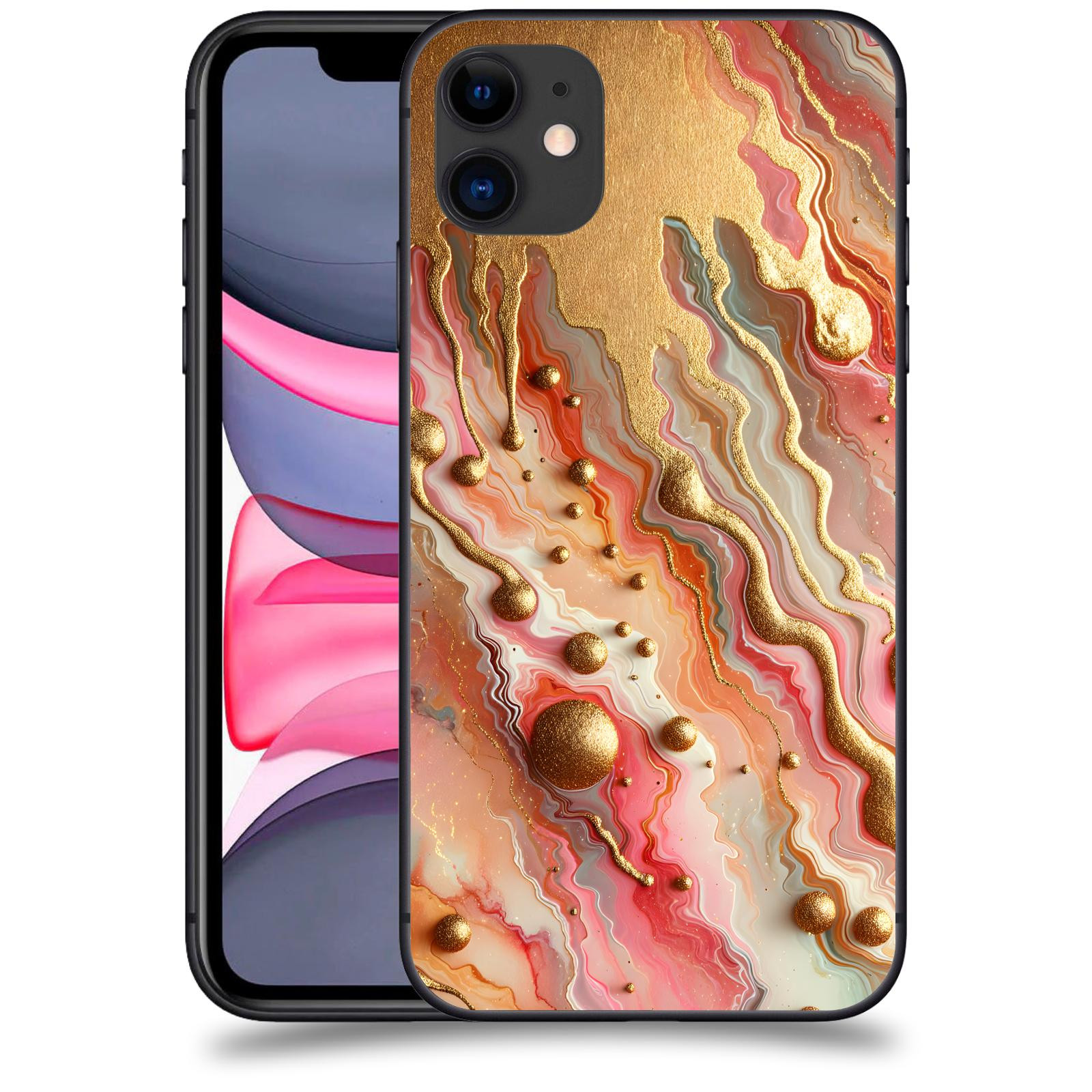 ACOVER Kryt na mobil Apple iPhone 11 - Liquid Gold