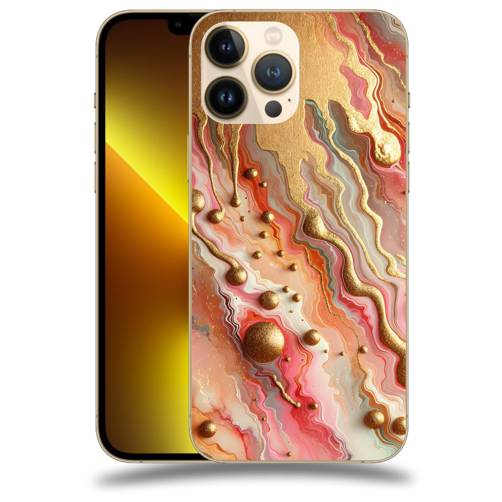 ACOVER Kryt na mobil Apple iPhone 13 Pro - Liquid Gold
