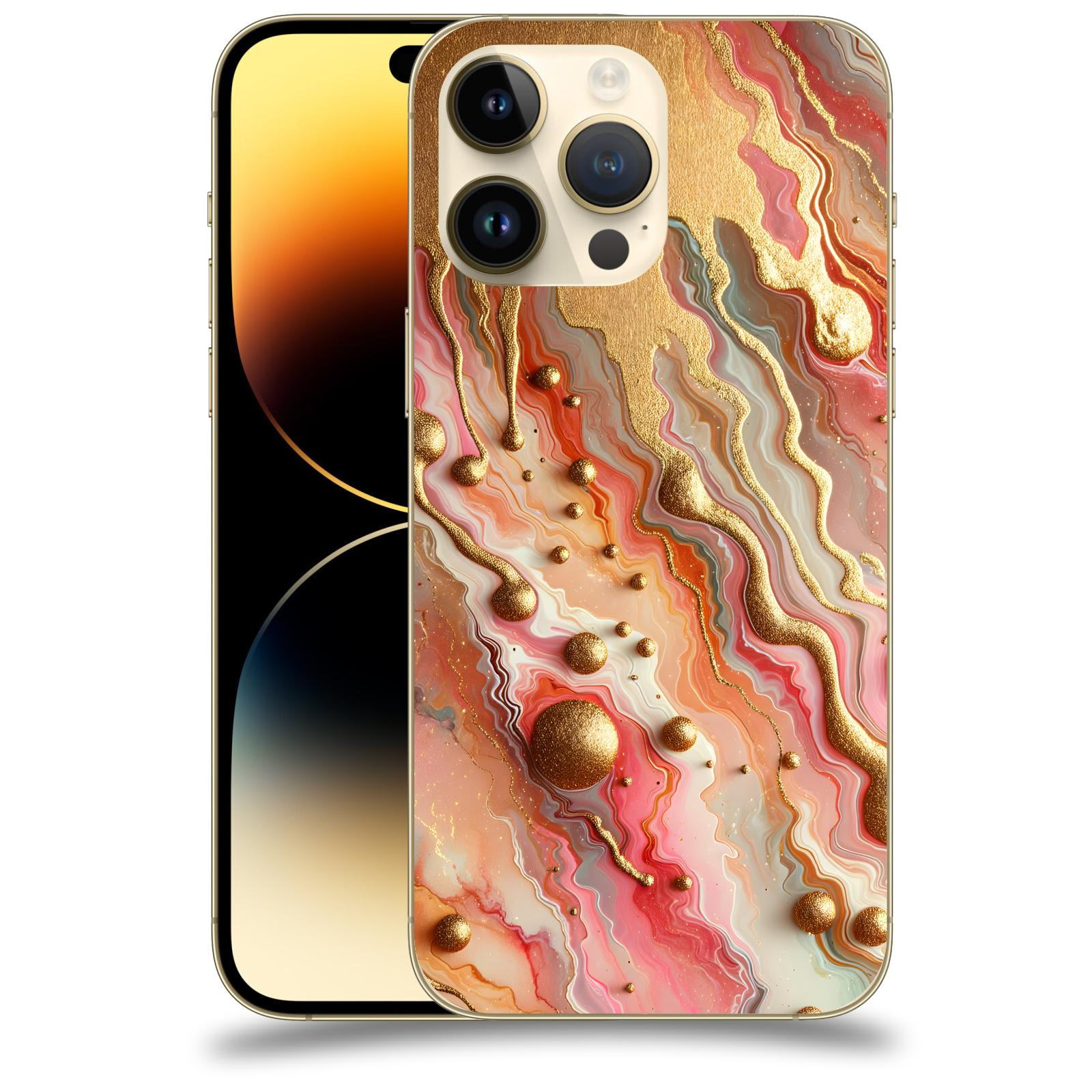 ACOVER Kryt na mobil Apple iPhone 14 Pro Max - Liquid Gold