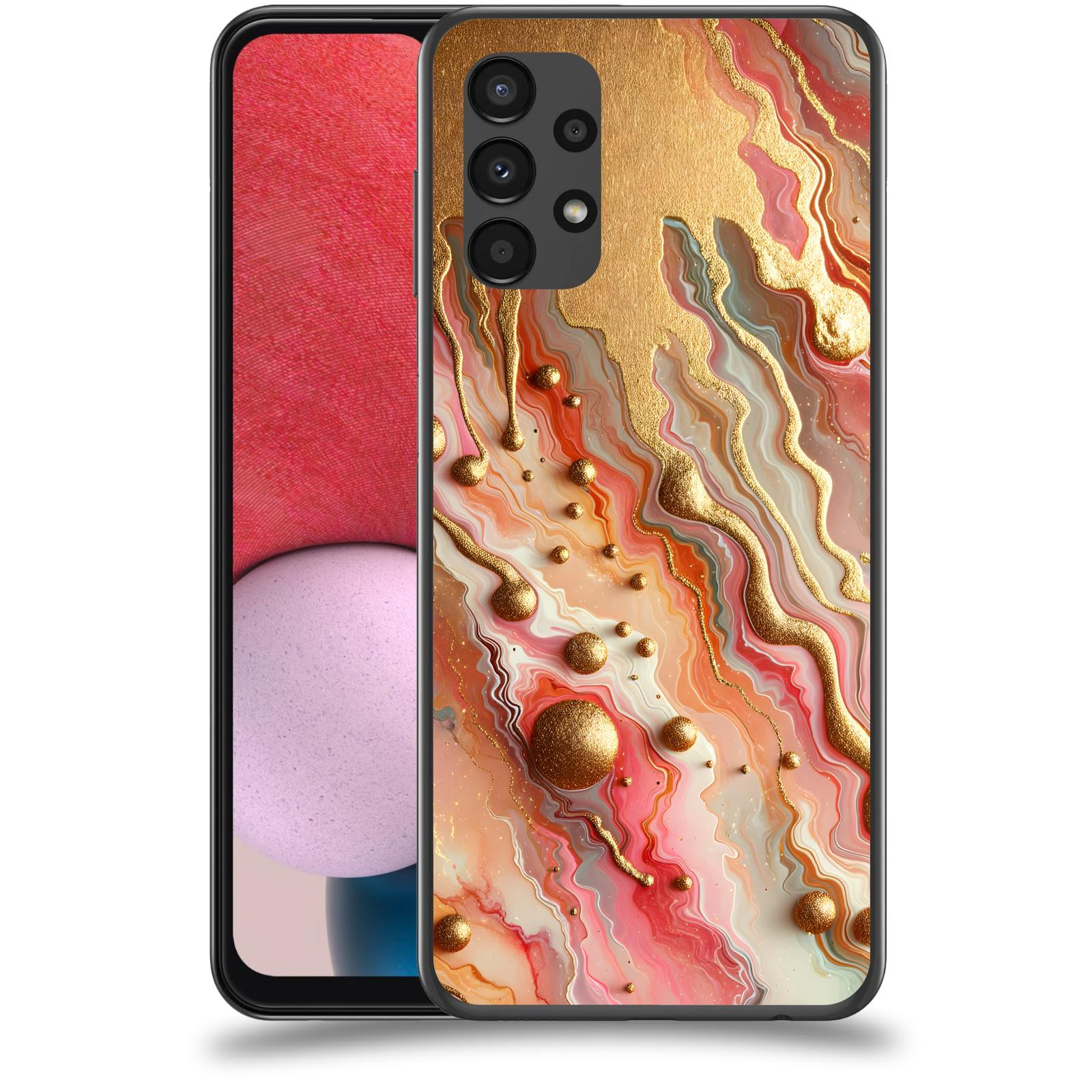 ACOVER Kryt na mobil Samsung Galaxy A13 4G A135 - Liquid Gold