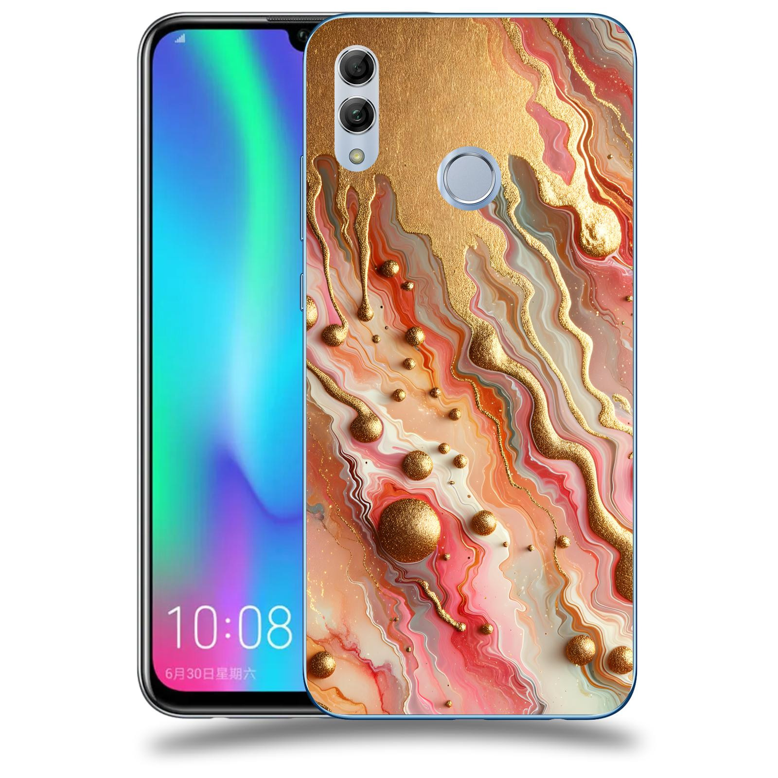ACOVER Kryt na mobil Honor 10 Lite - Liquid Gold