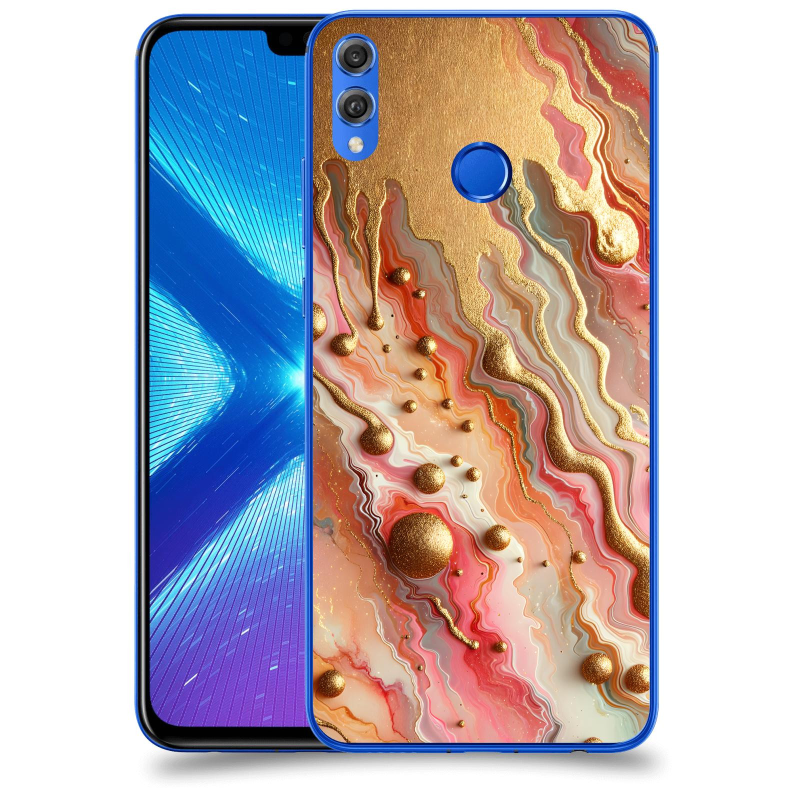 ACOVER Kryt na mobil Honor 8X - Liquid Gold