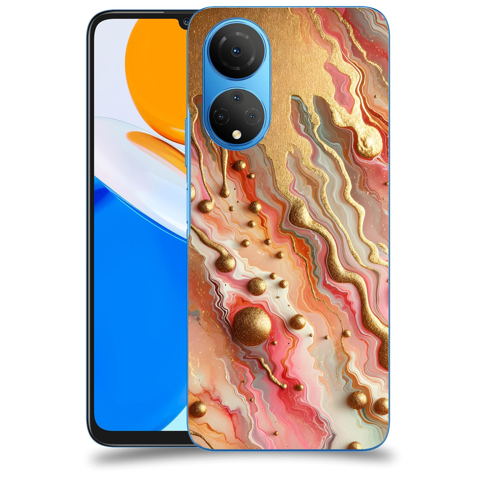 ACOVER Kryt na mobil Honor X7 - Liquid Gold