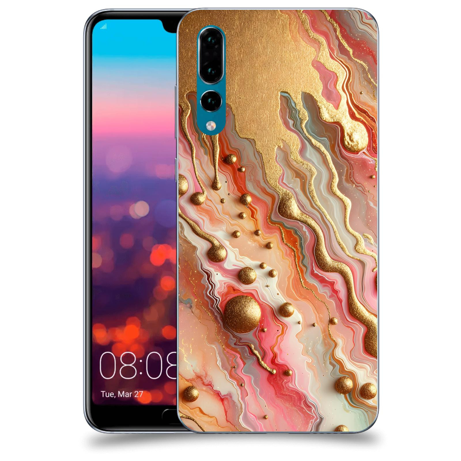ACOVER Kryt na mobil Huawei P20 Pro - Liquid Gold
