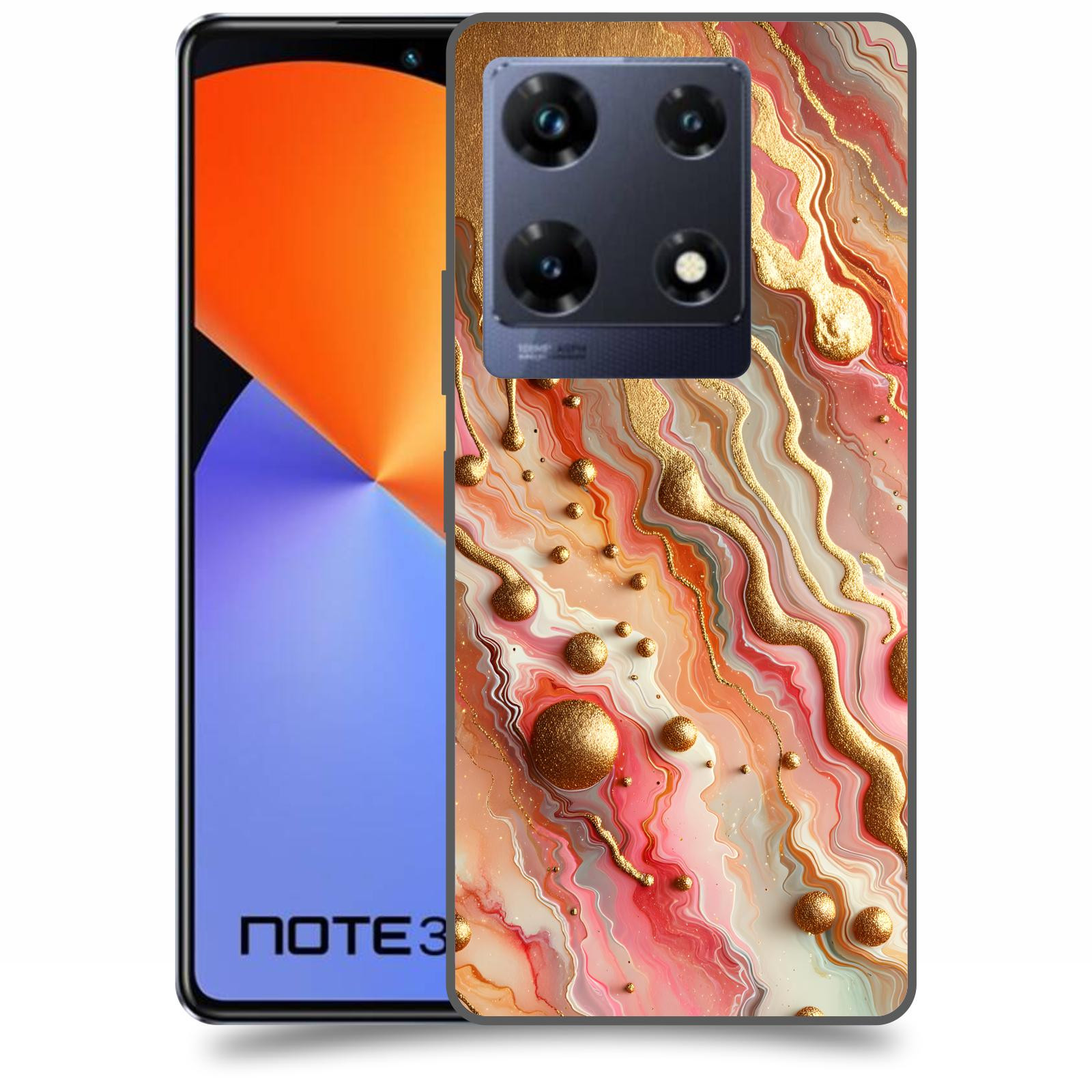 ACOVER Kryt na mobil Infinix Note 30 PRO - Liquid Gold