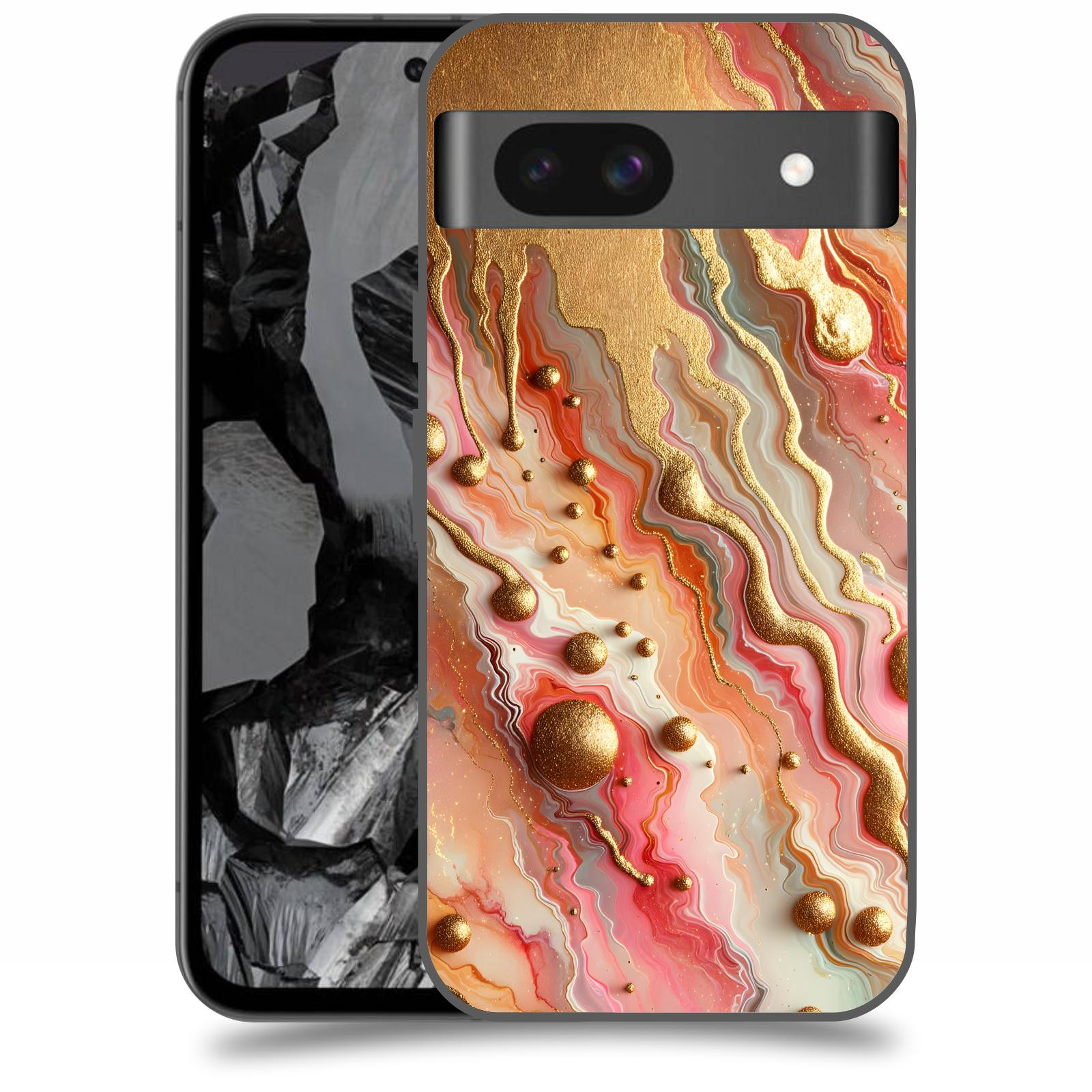 ACOVER Kryt na mobil Google Pixel 8A - Liquid Gold