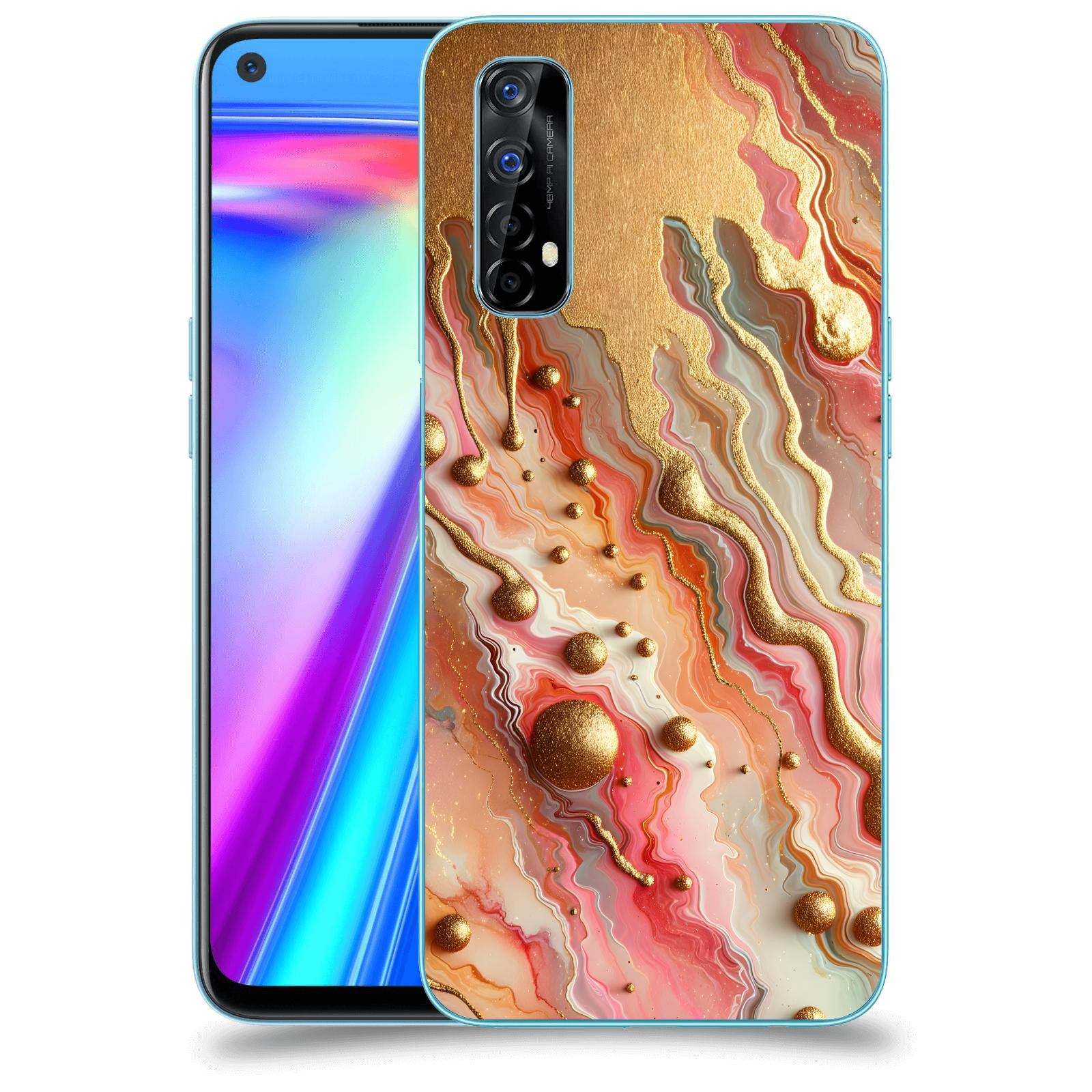 ACOVER Kryt na mobil Realme 7 - Liquid Gold