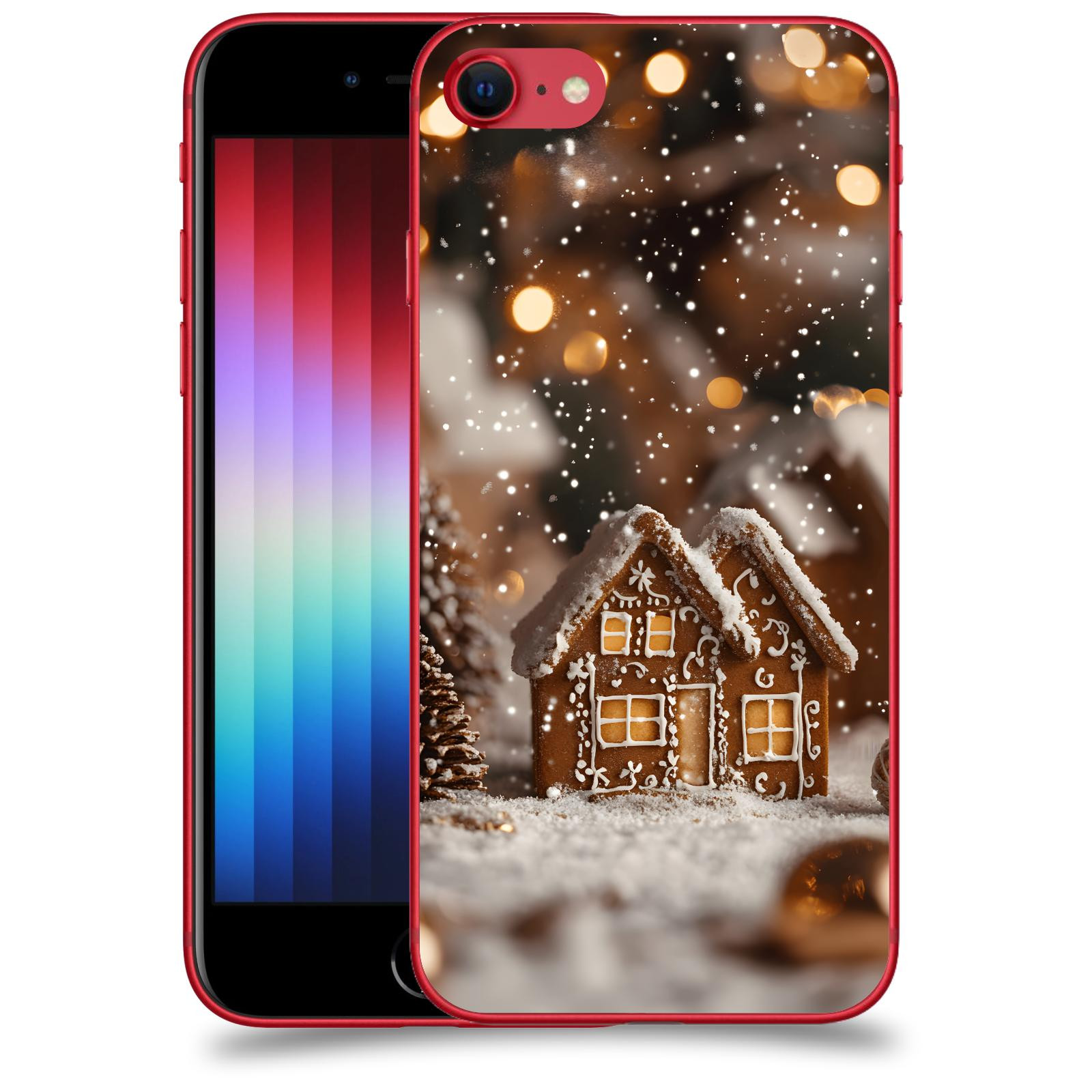 ACOVER Kryt na mobil Apple iPhone SE 2022 - Perníková chaloupka