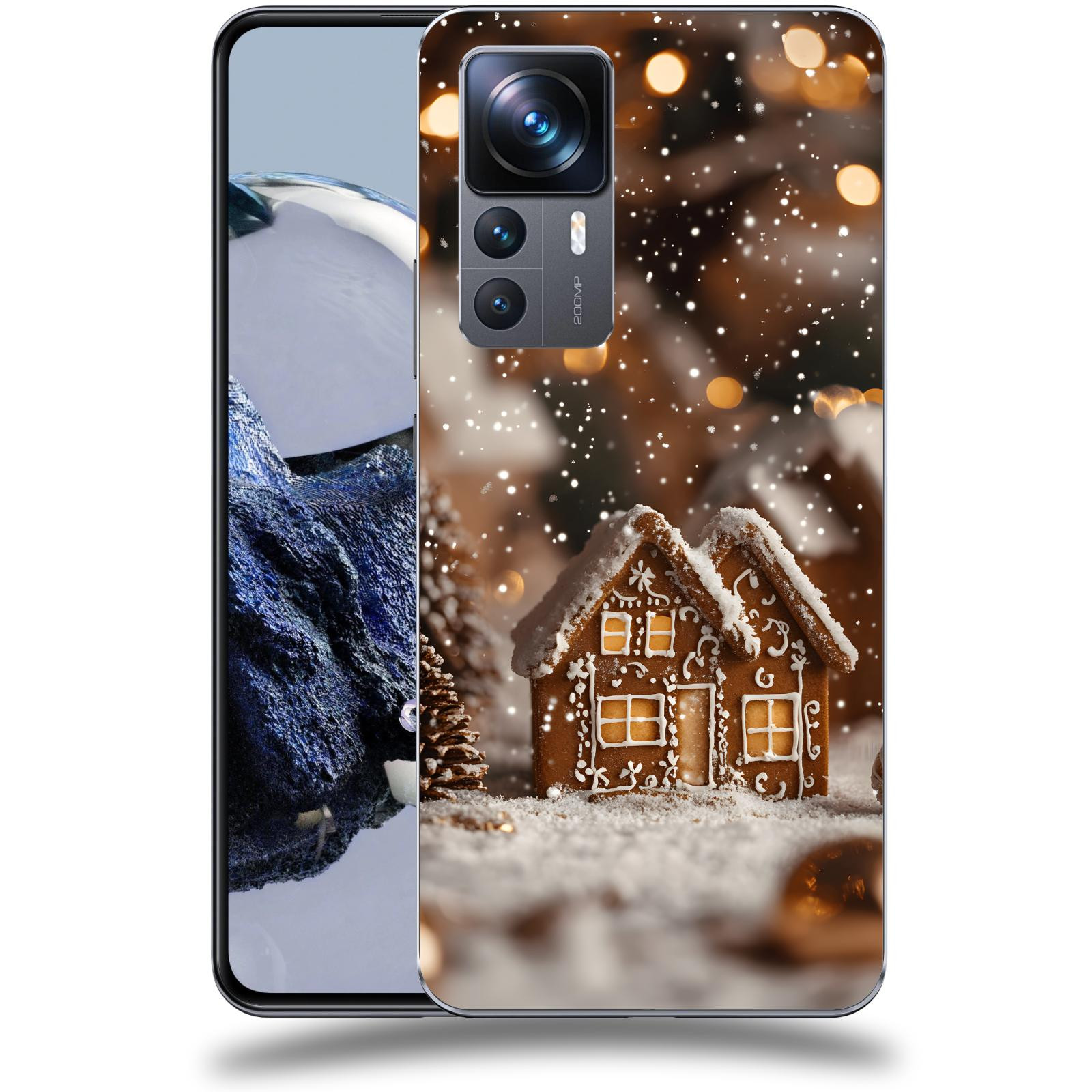 ACOVER Kryt na mobil Xiaomi 12T Pro - Perníková chaloupka