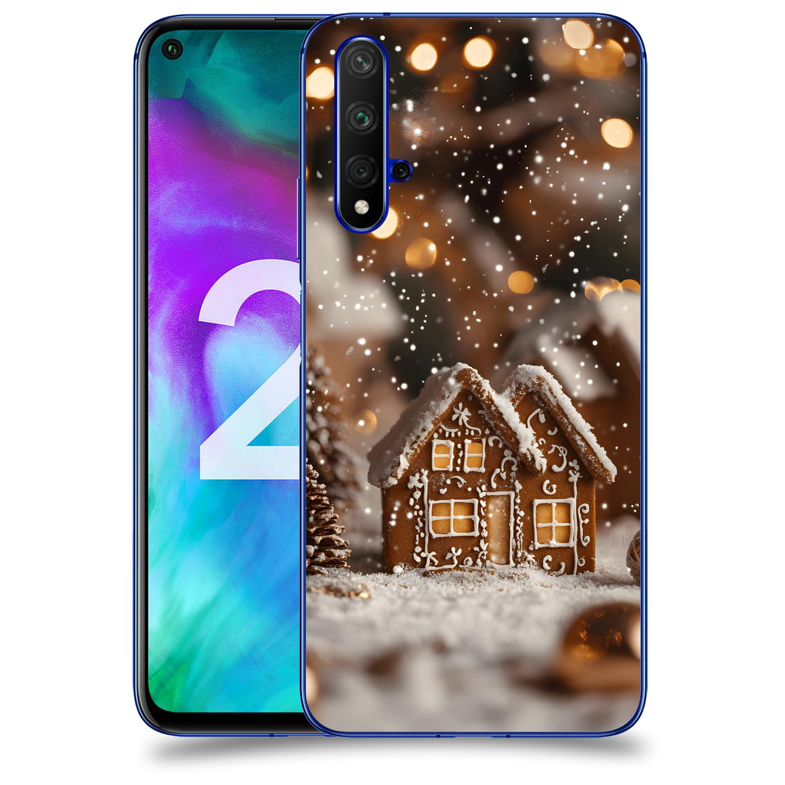 ACOVER Kryt na mobil Honor 20 - Perníková chaloupka
