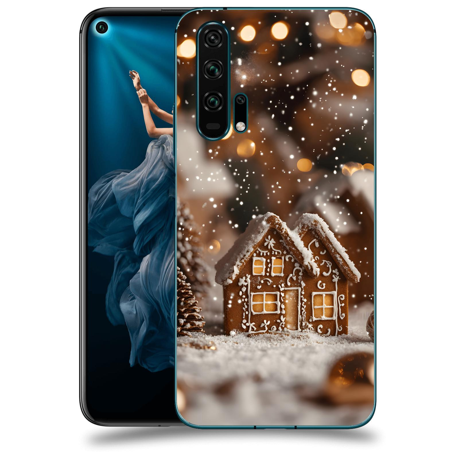 ACOVER Kryt na mobil Honor 20 Pro - Perníková chaloupka
