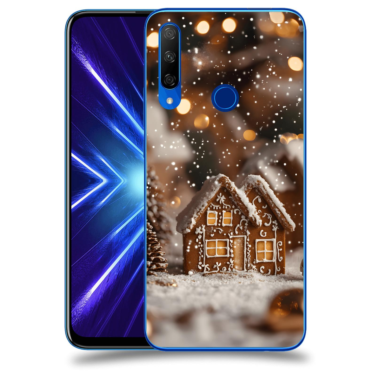 ACOVER Kryt na mobil Honor 9X - Perníková chaloupka