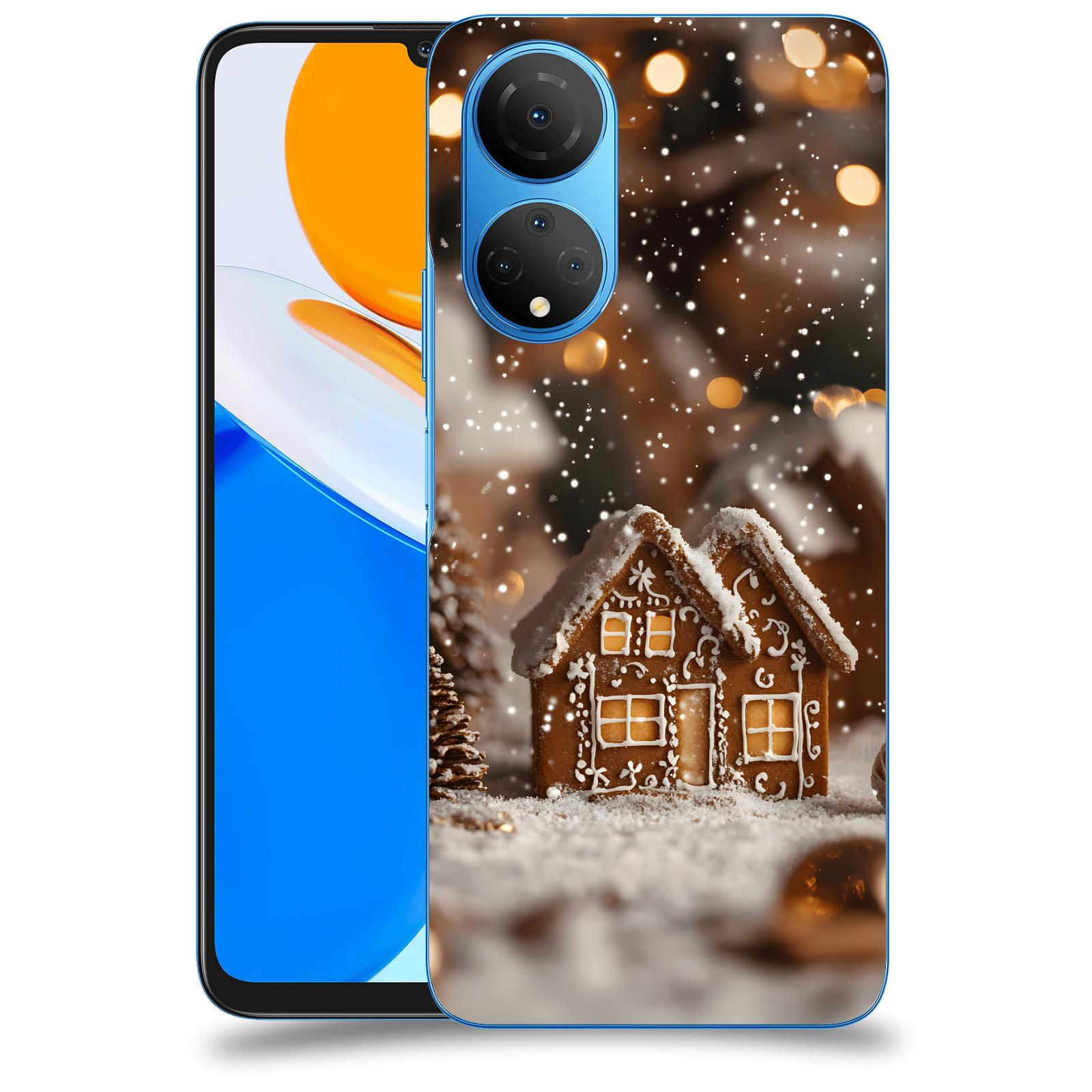 ACOVER Kryt na mobil Honor X7 - Perníková chaloupka