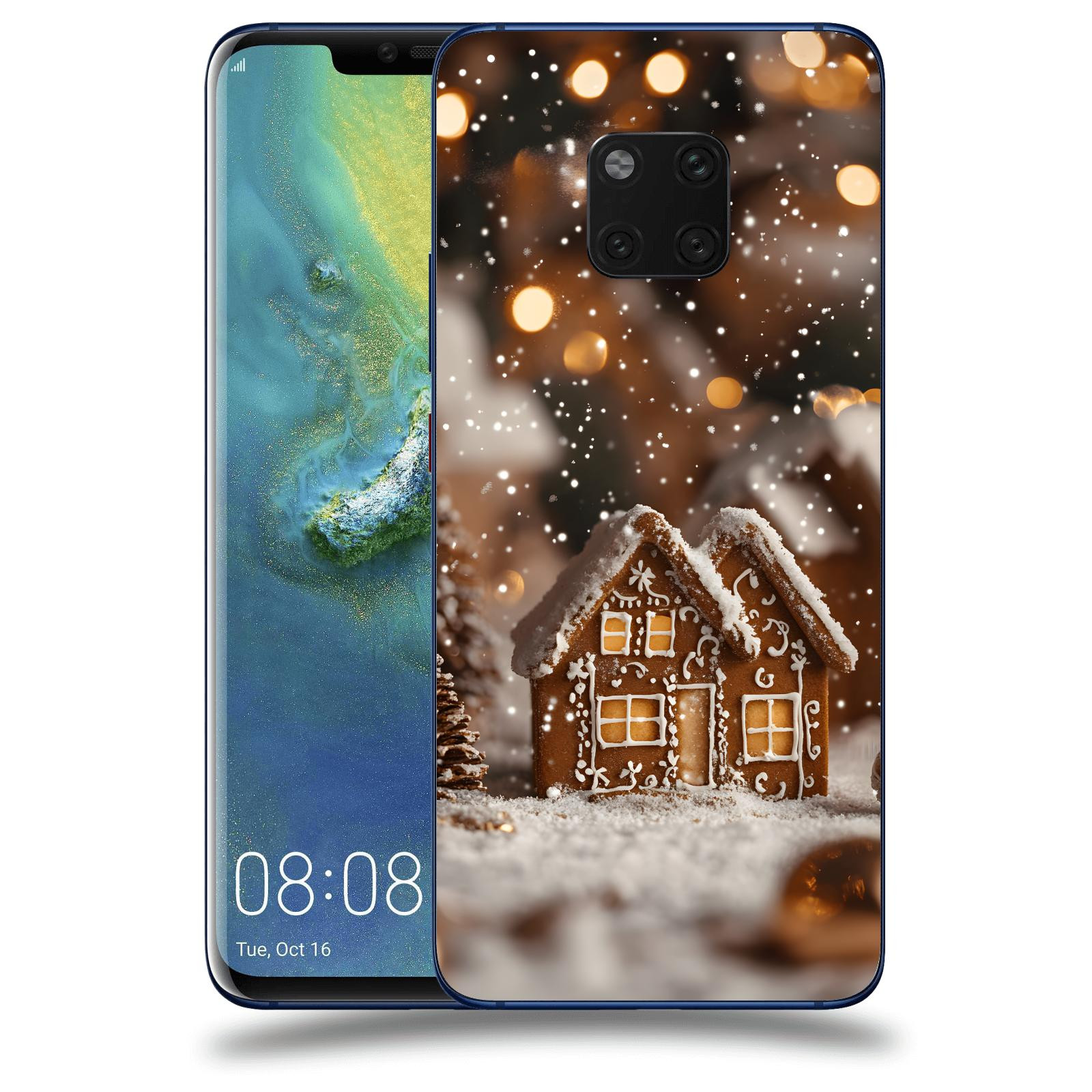 ACOVER Kryt na mobil Huawei Mate 20 Pro - Perníková chaloupka