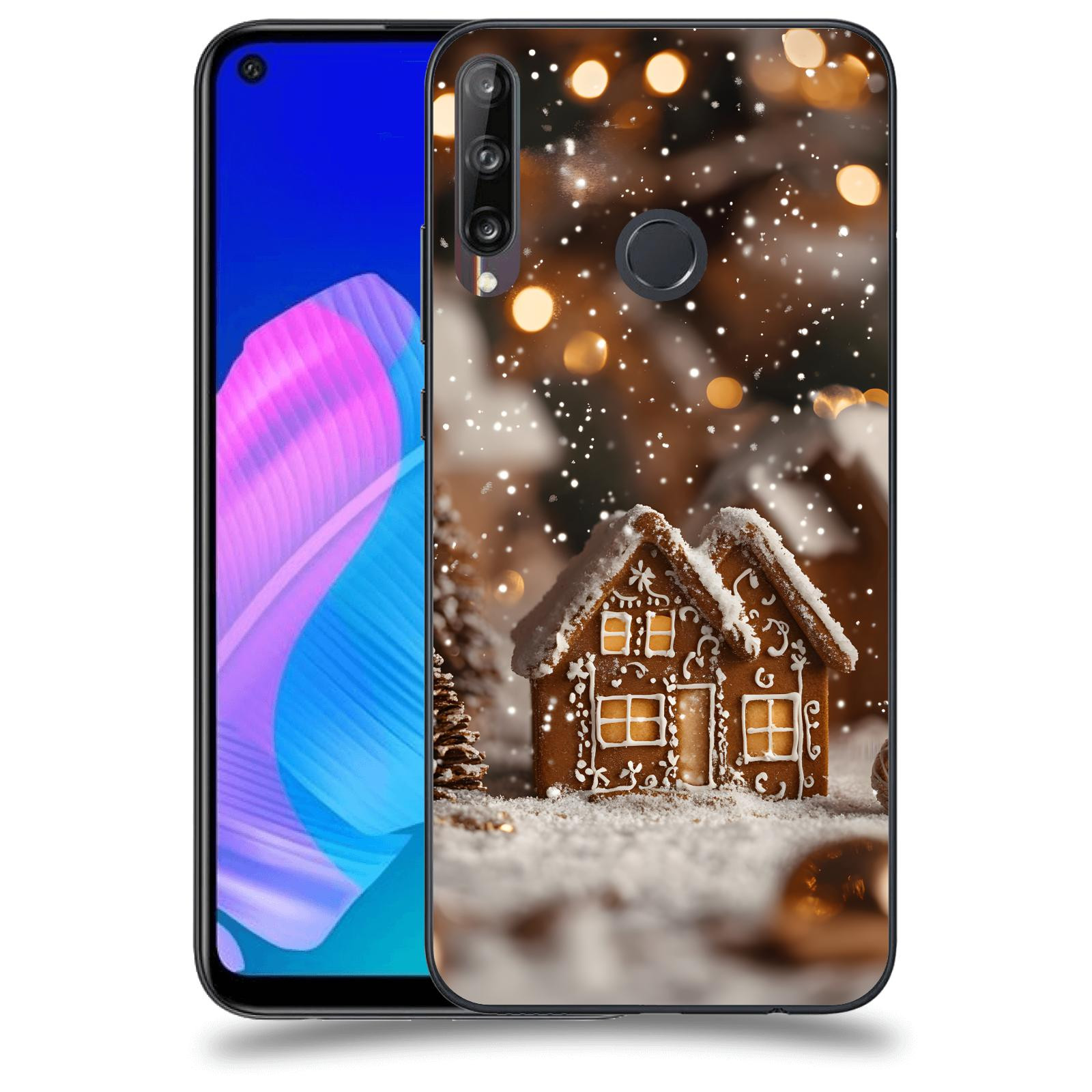 ACOVER Kryt na mobil Huawei P40 Lite E - Perníková chaloupka