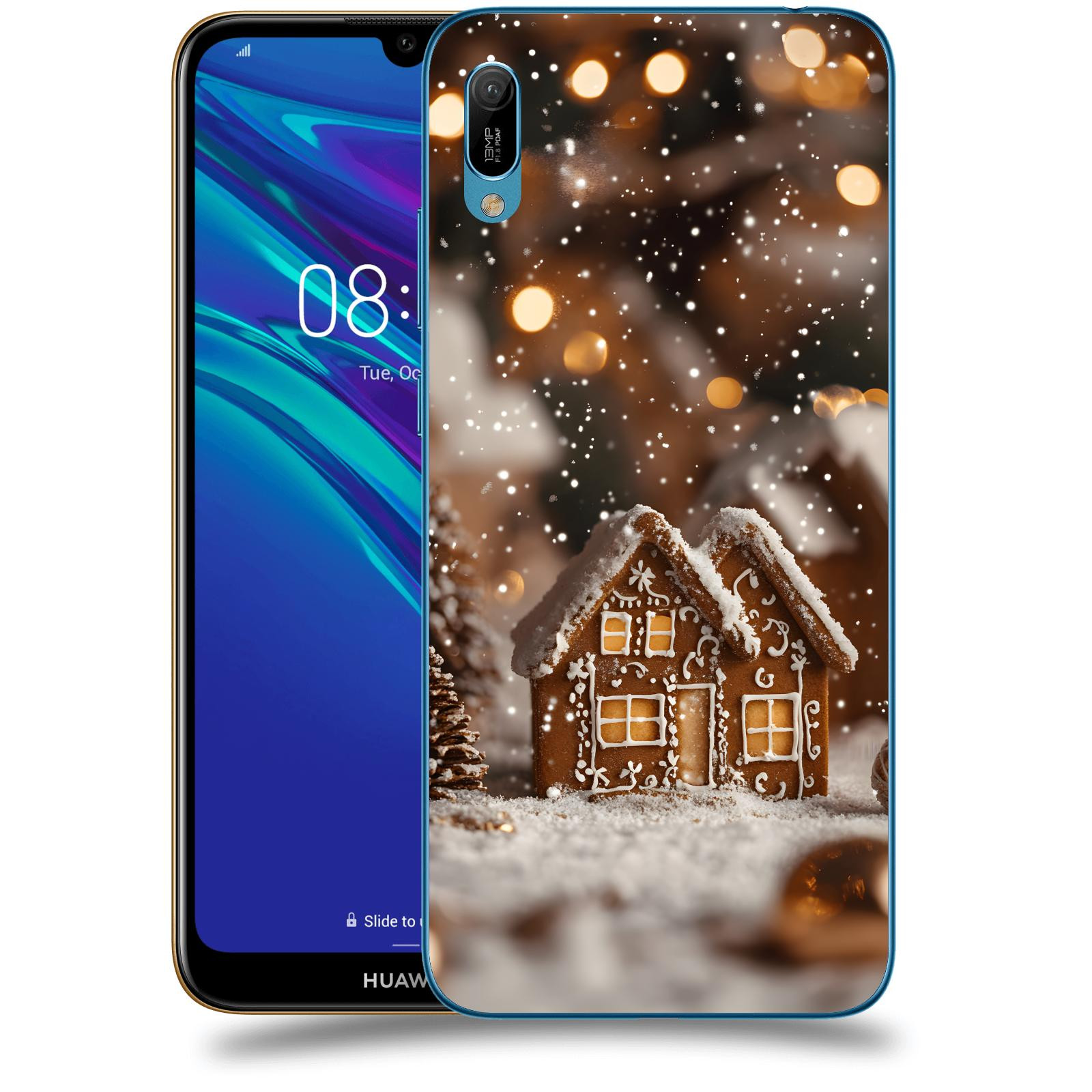 ACOVER Kryt na mobil Huawei Y6 2019 - Perníková chaloupka