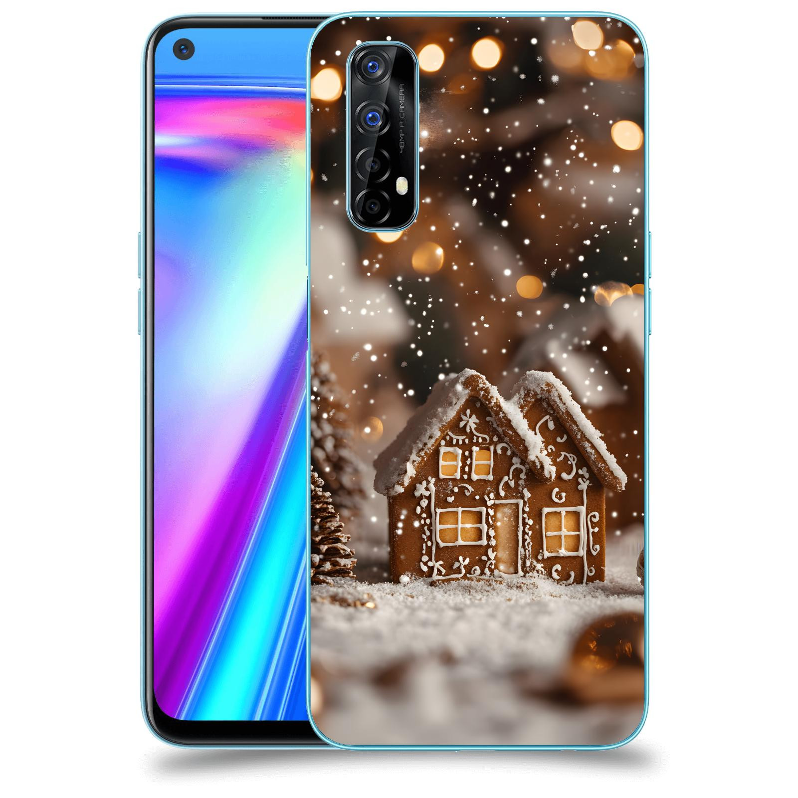 ACOVER Kryt na mobil Realme 7 - Perníková chaloupka