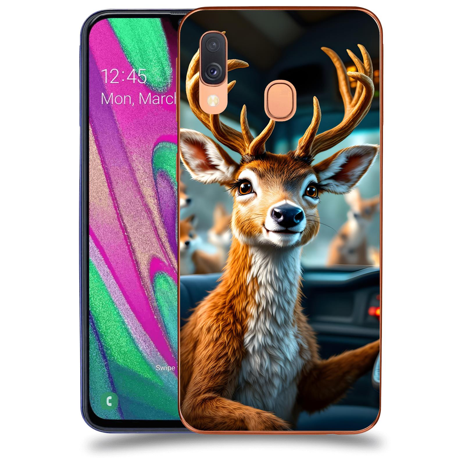 ACOVER Kryt na mobil Samsung Galaxy A40 A405F - Jelen