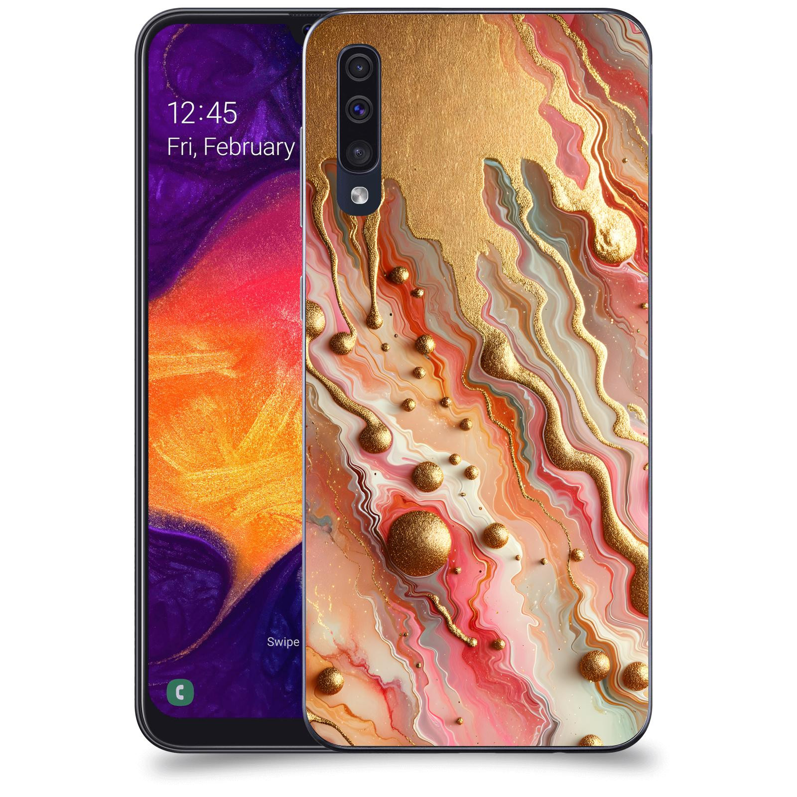ACOVER Kryt na mobil Samsung Galaxy A50 A505F - Liquid Gold