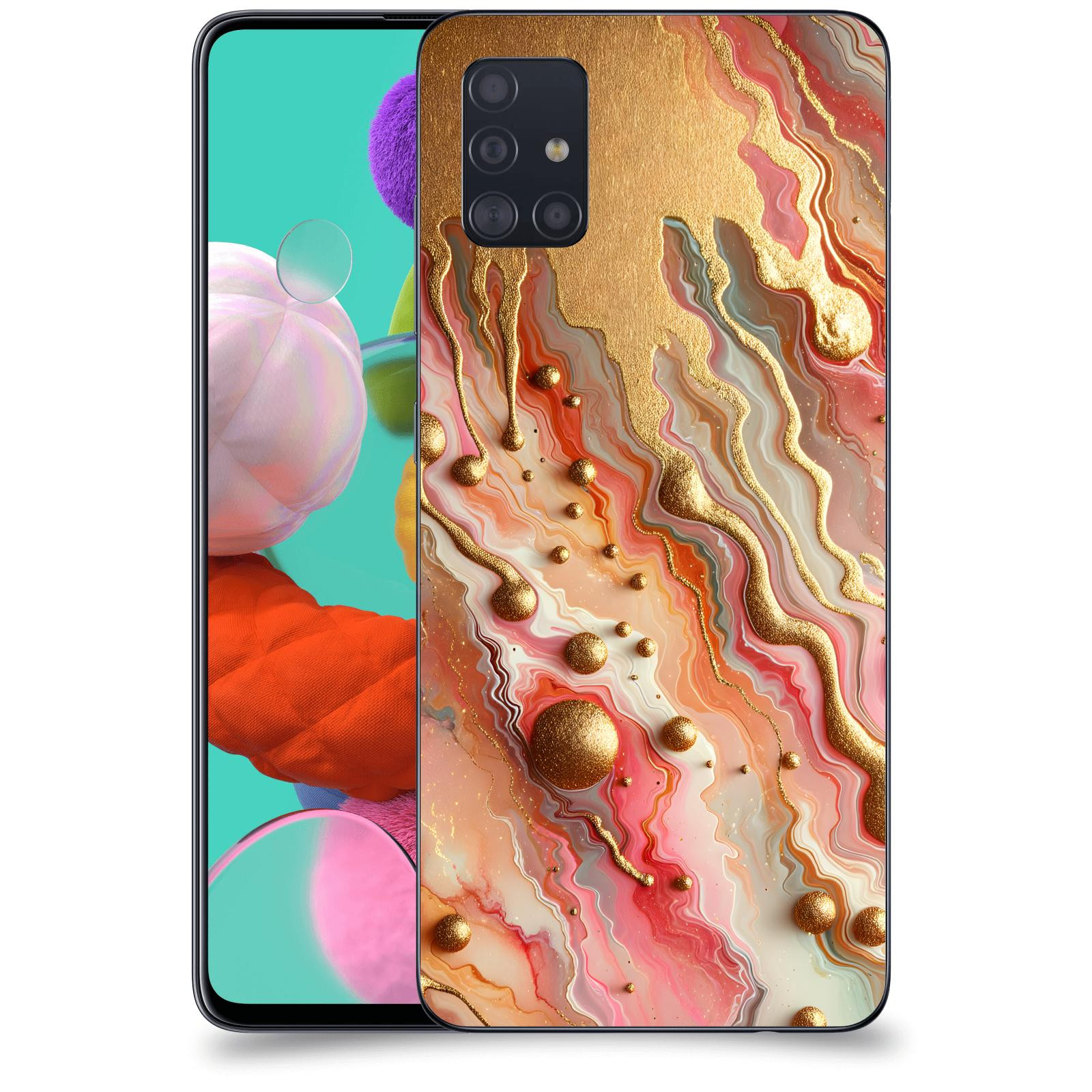 ACOVER Kryt na mobil Samsung Galaxy A51 A515F - Liquid Gold